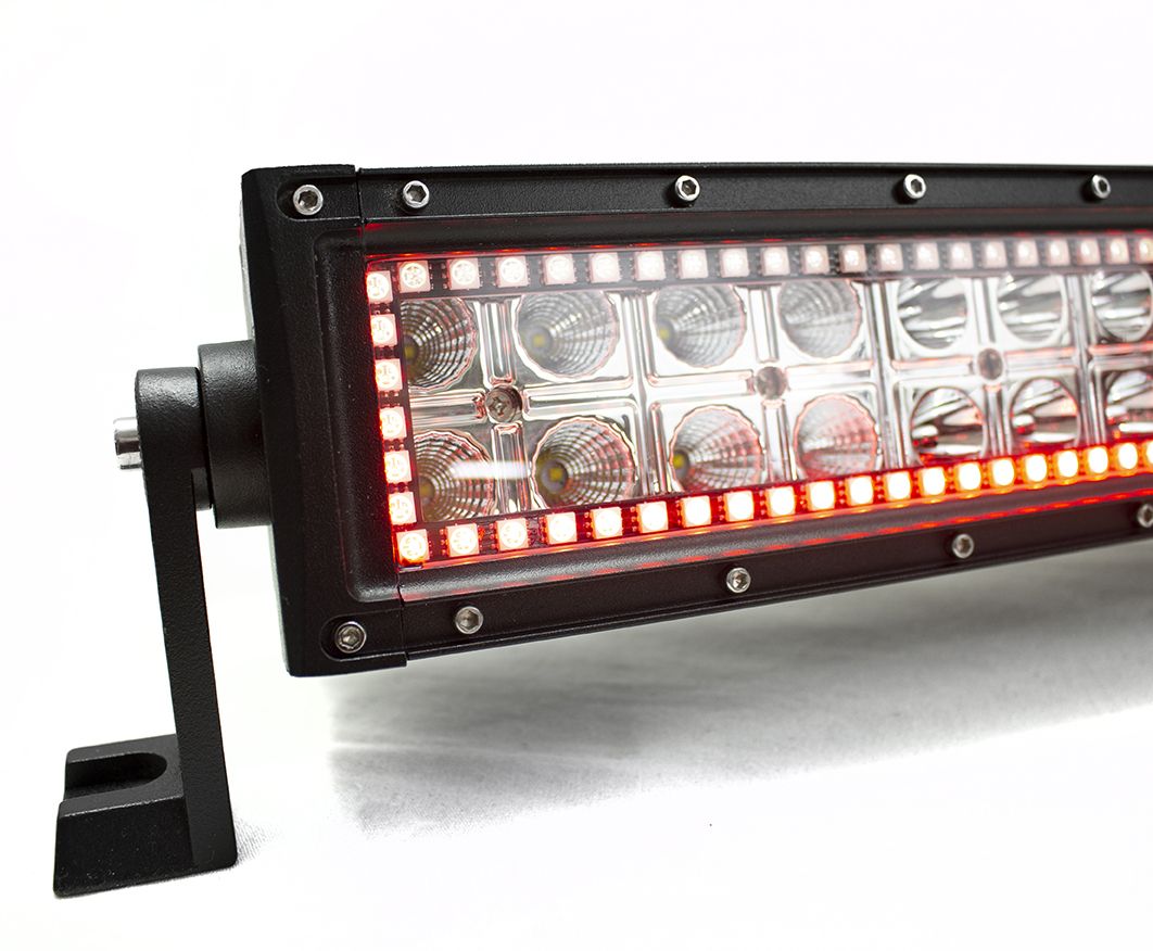 Race Sport CHASE MODE Color ADAPT Series 22 inch RGB LED Light Bars RS22RGBLB-C