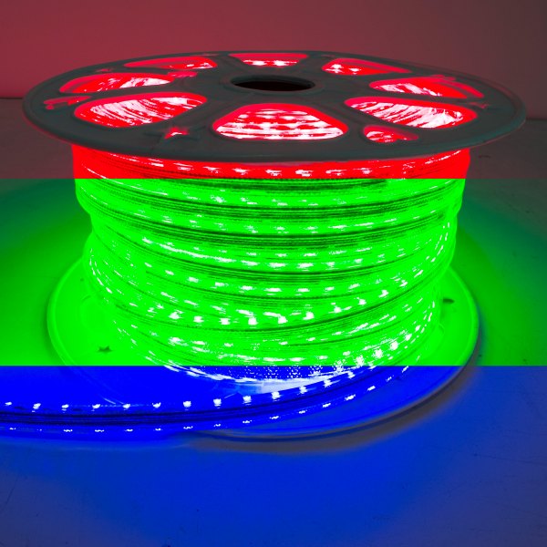 Race Sport 110V Atmosphere Waterproof 5050 LED Strip Lighting RGB Multi-Color RS-5050-164FT-RGB