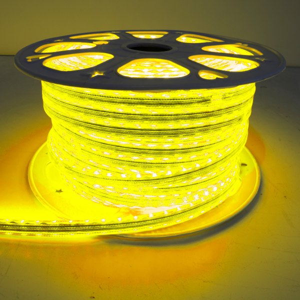 Race Sport 110V Atmosphere Waterproof LED Strip Lighting Yellow RS-5050-164FT-Y