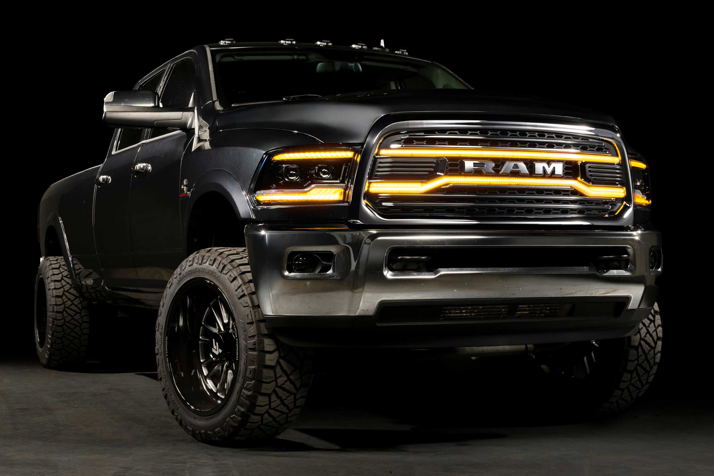 Morimoto 2013-2018 Dodge Ram 2500 3500 HD Chrome XBG LED Grille XBG28