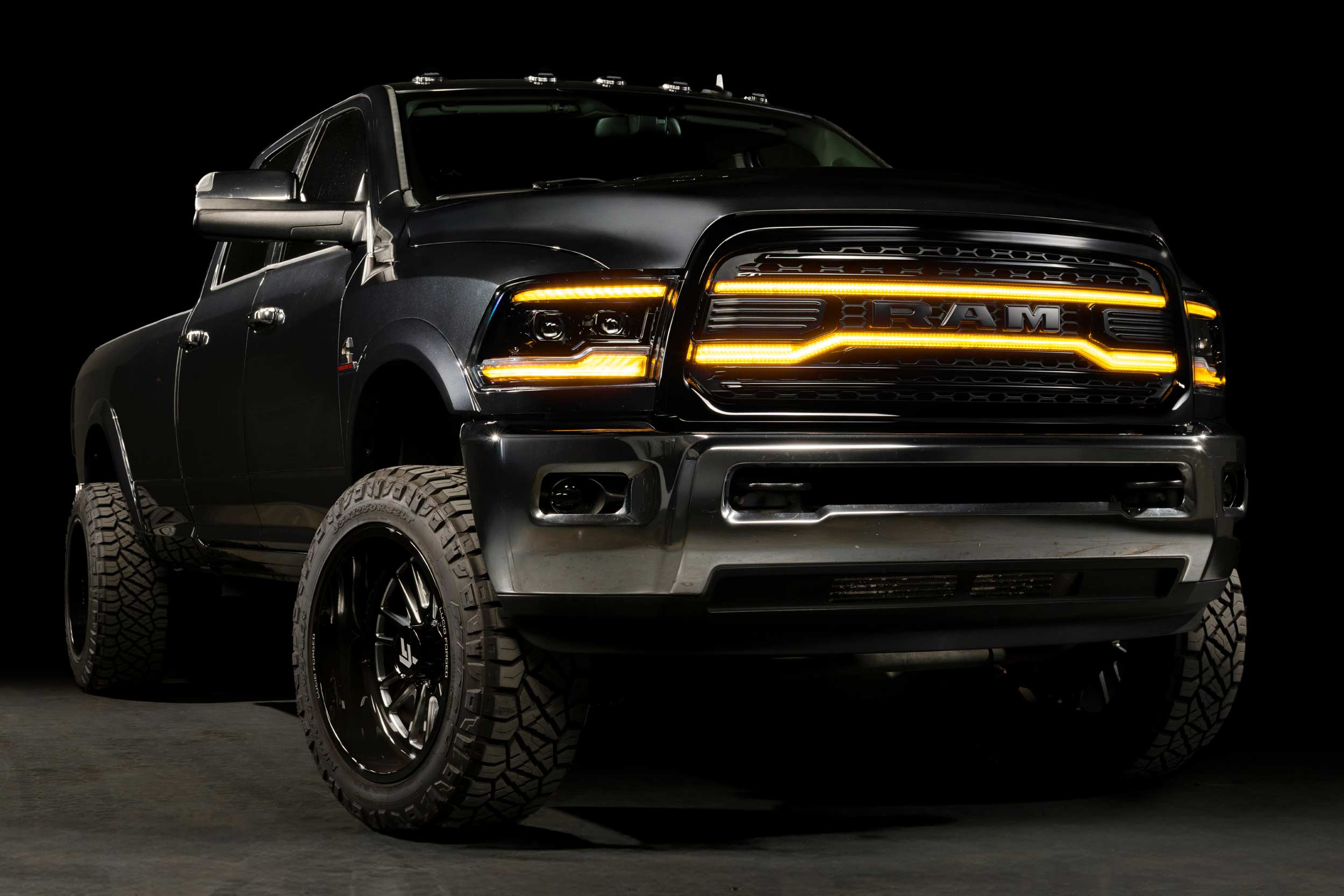 Morimoto 2013-2018 Dodge Ram 2500 3500 HD Black XBG LED Grille XBG27