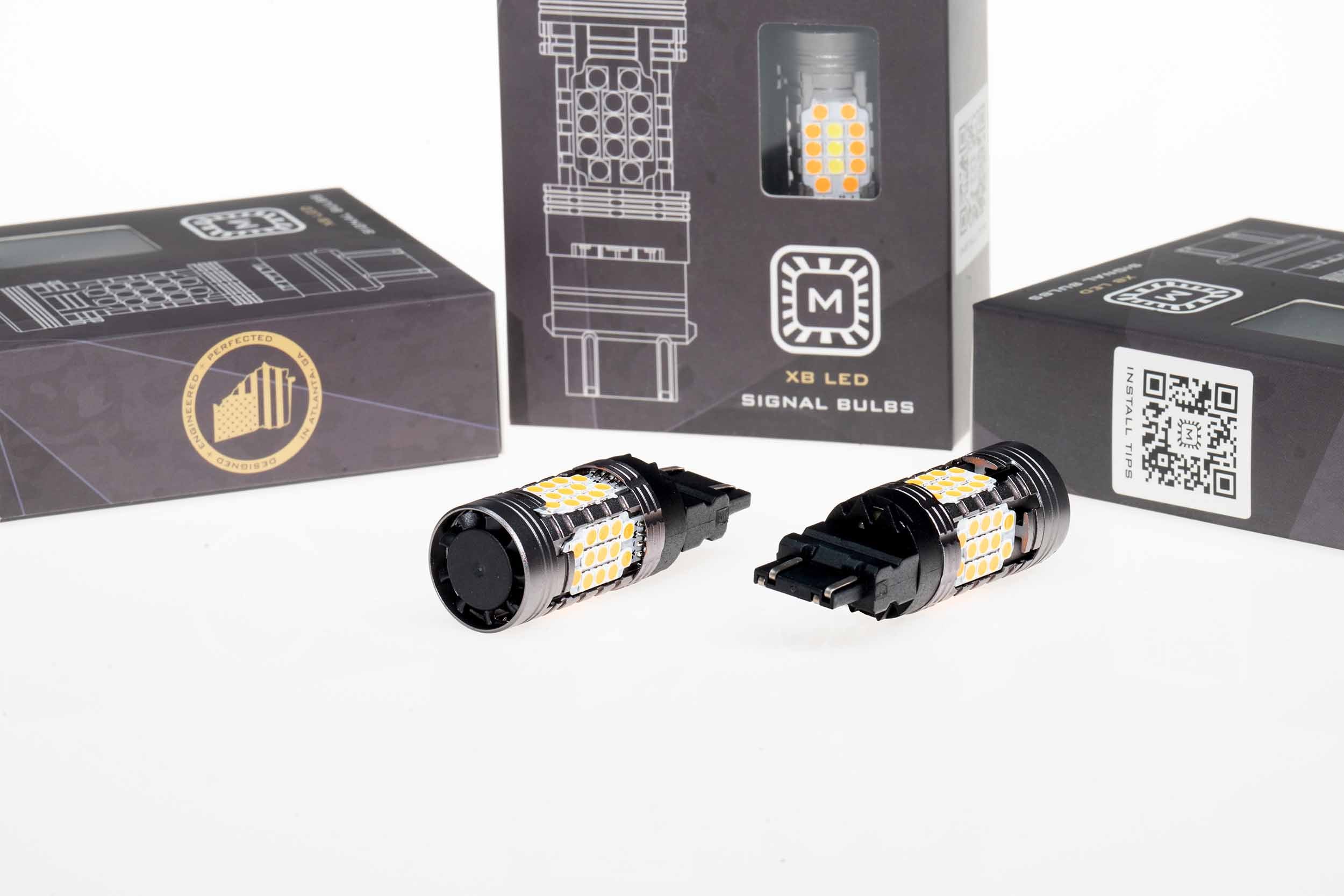 Morimoto 4257 XB LED Bulbs Amber Set LED417