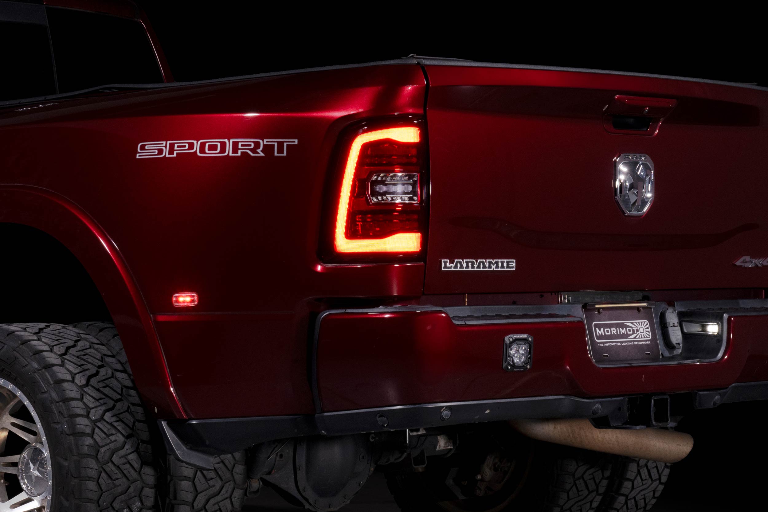 Morimoto 2019-2024 Ram 2500 3500 HD XB Red LED Tail Lights LF752