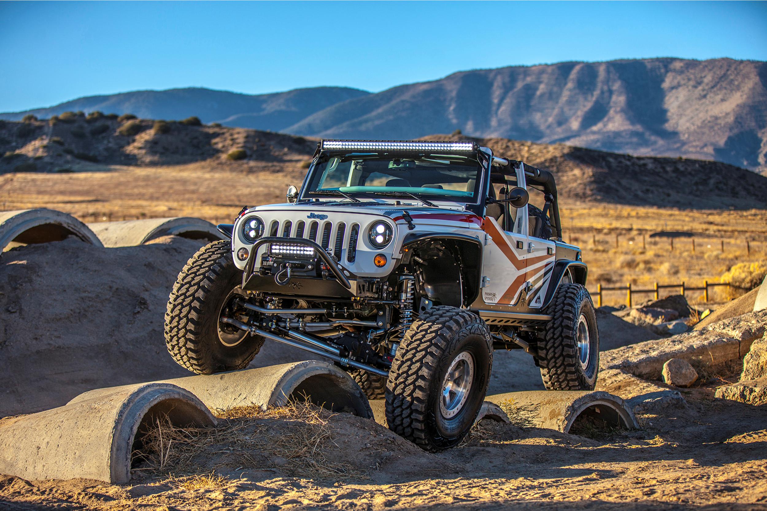 Pro Comp 2007-2018 Jeep Wrangler JK 7" Round Hi/Lo LED Headlights EXP76402P