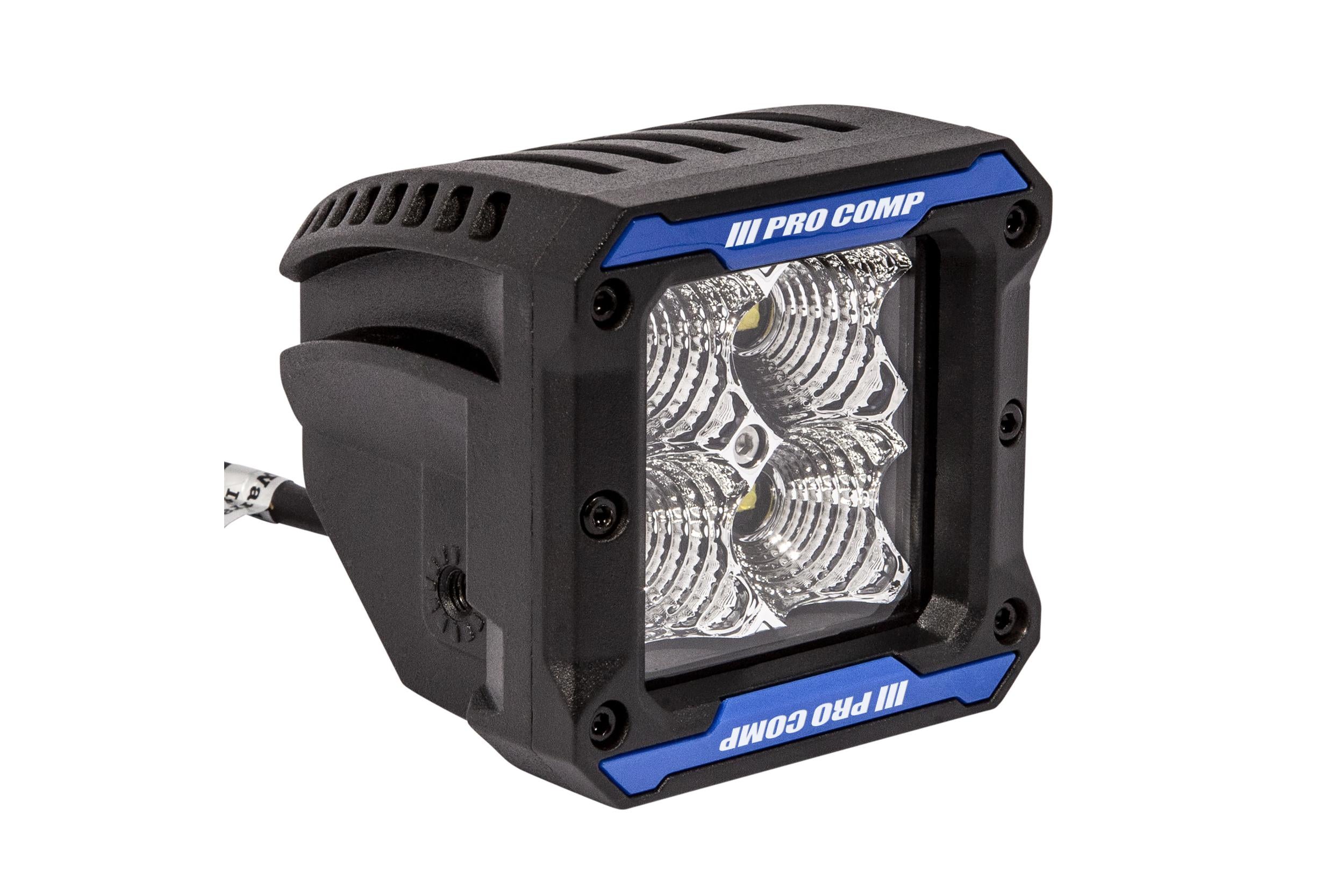 Pro Comp 2x2 Square 20W White Flood Beam Gen 3 LED Pods EXP76413P