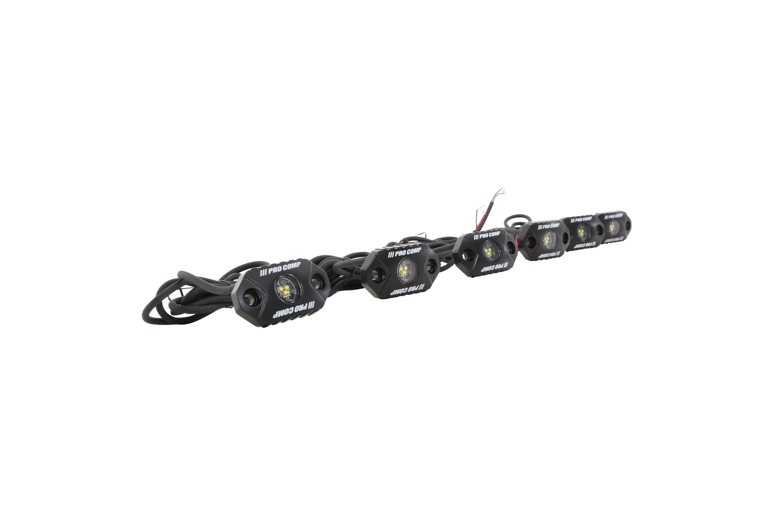 Pro Comp White 6Pc Universal Rock Light Kit EXP76501