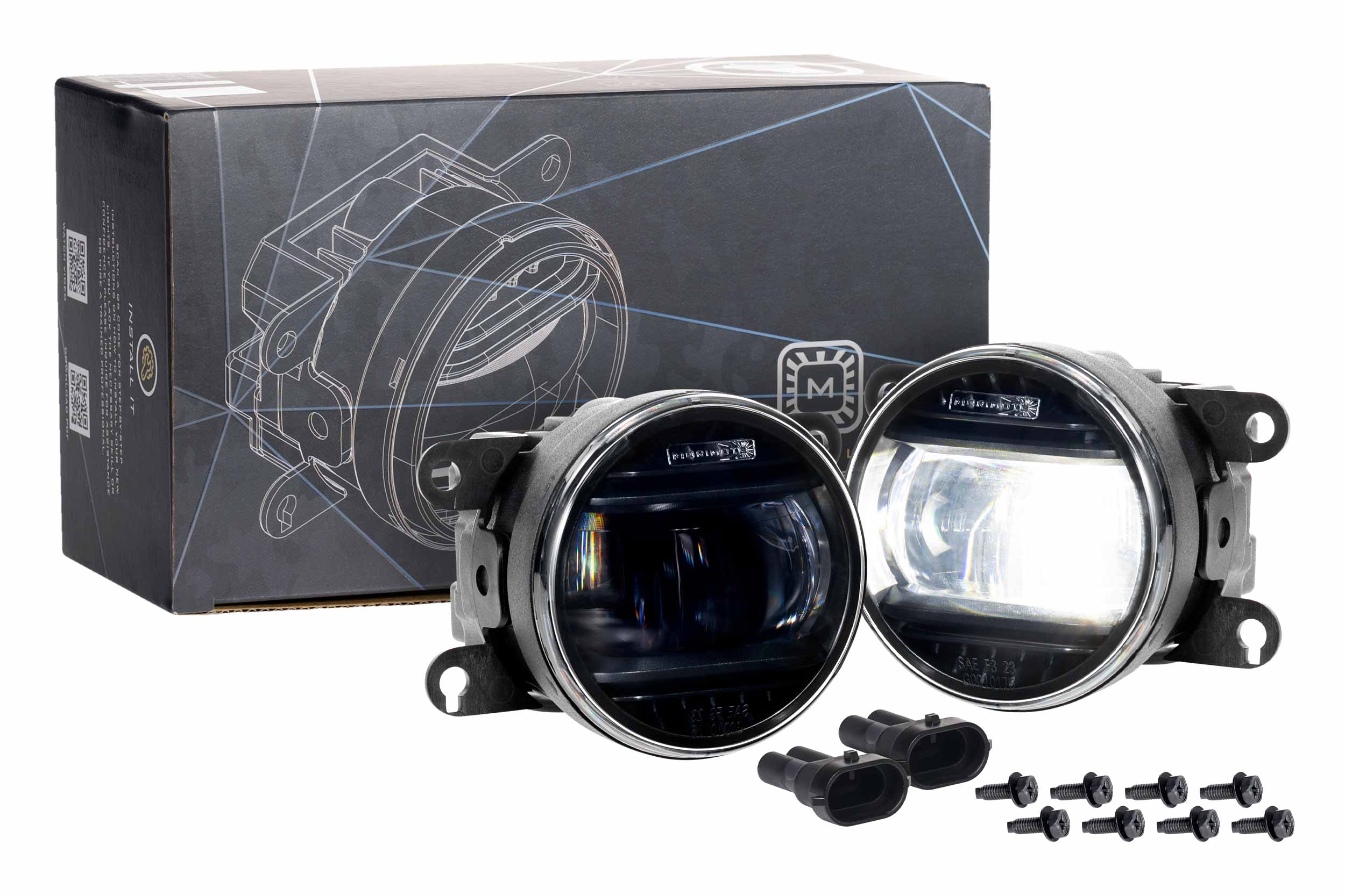 Morimoto 2012-2016 Subaru BR-Z 2014-2018 Forester 2010-2012 Legacy Outback 2015-2018 WRX STI 2012-2018 Impreza 2012-2025 Crosstrek XB Evo Fog Lights Type S Set  White LF090