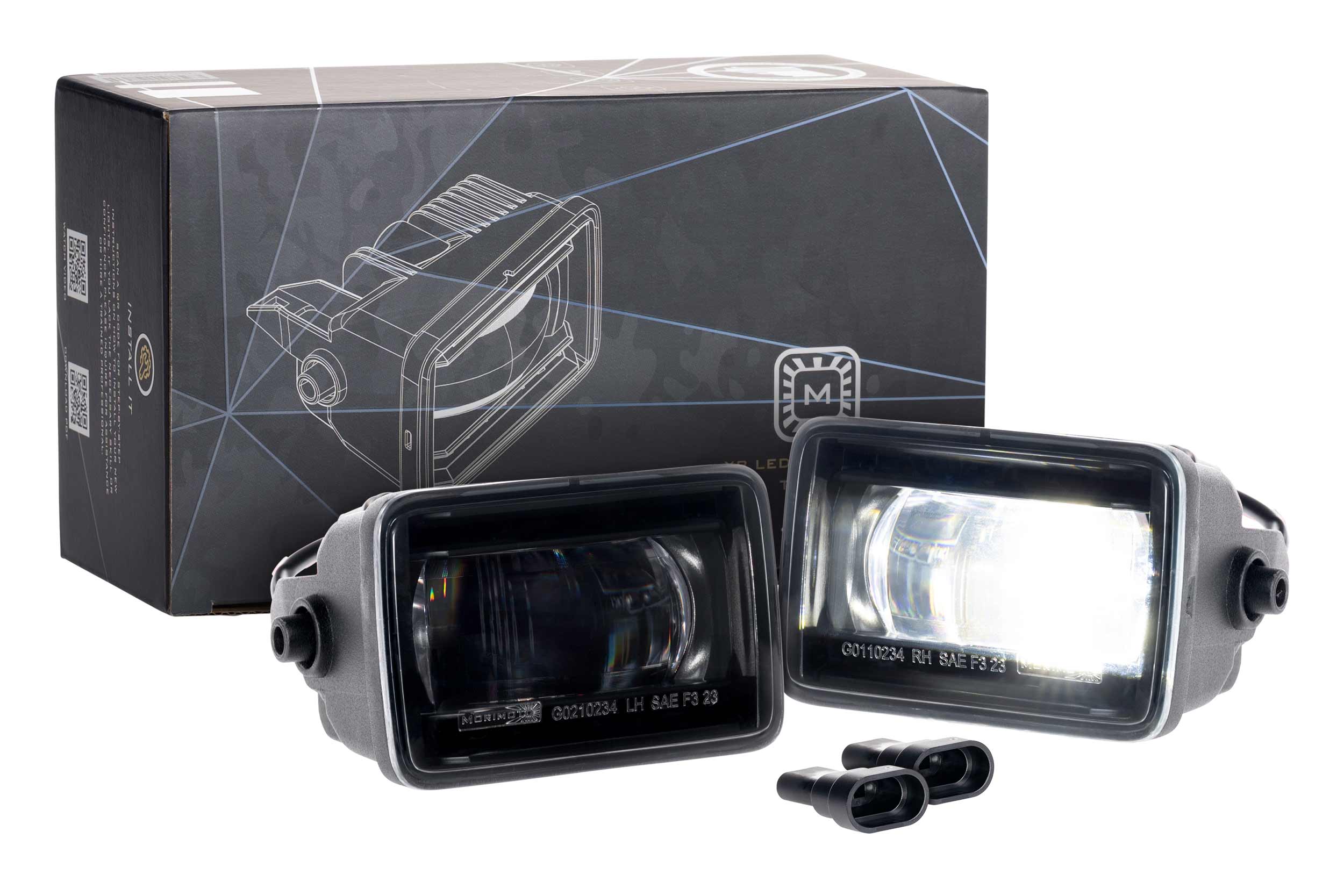 Morimoto 2018-2020 Ford F-150 XB Evo Fog Lights Type F2 Set White LF094