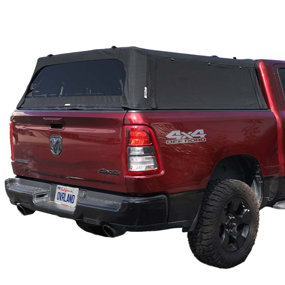 OVS 2019-2026 Dodge Ram 1500 5.7' Explorer Soft Shell Black Diamond Canvas and Aluminum Frame 70400007