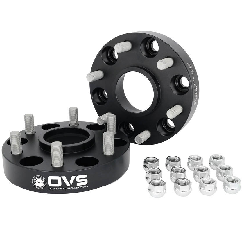 OVS 1988-2025 Chevrolet Silverado 1500 GMC Sierra 1500 6x5.5 1.25" Wheel Spacer/Adapters Pairs 50-0031
