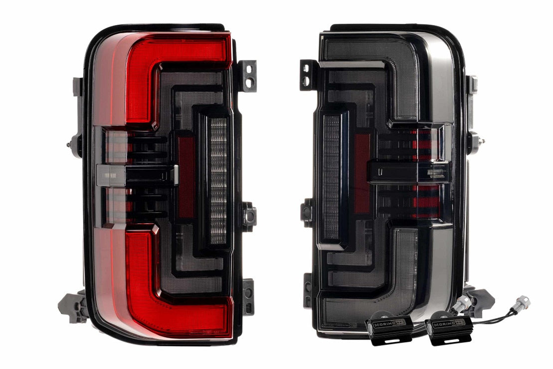Morimoto 2021-2025 Ford Bronco XB LED Low Profile Tail Lights Smoked Set LF750
