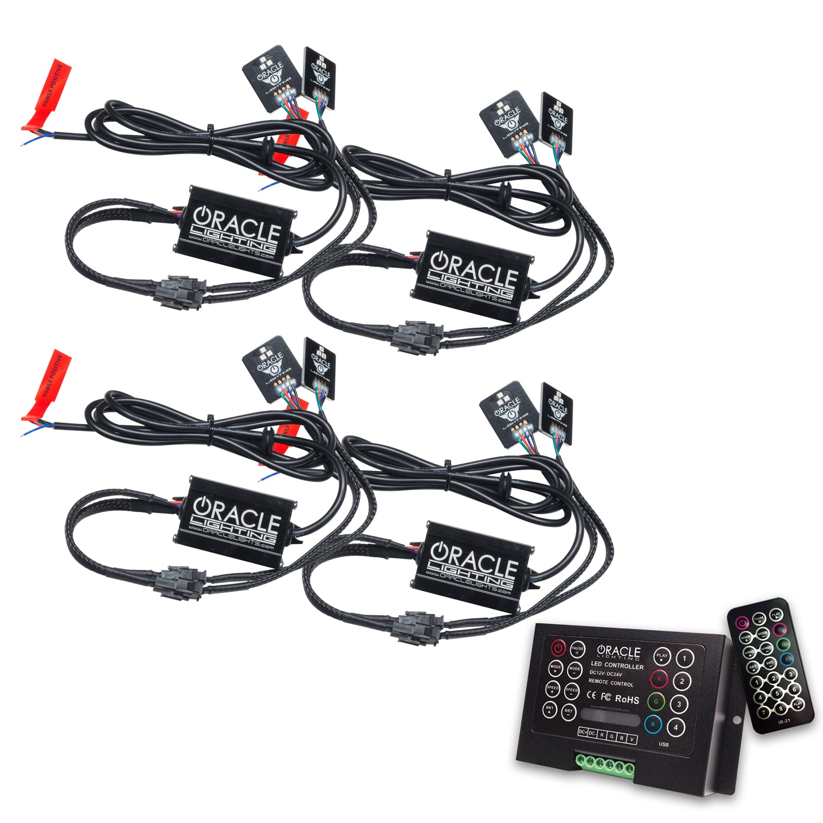 Oracle Lighting 2022-2024 Ford Maverick ColorSHIFT Demon Eye Upgrade Kit ColorSHIFT with 2.0 Controller 1469-333
