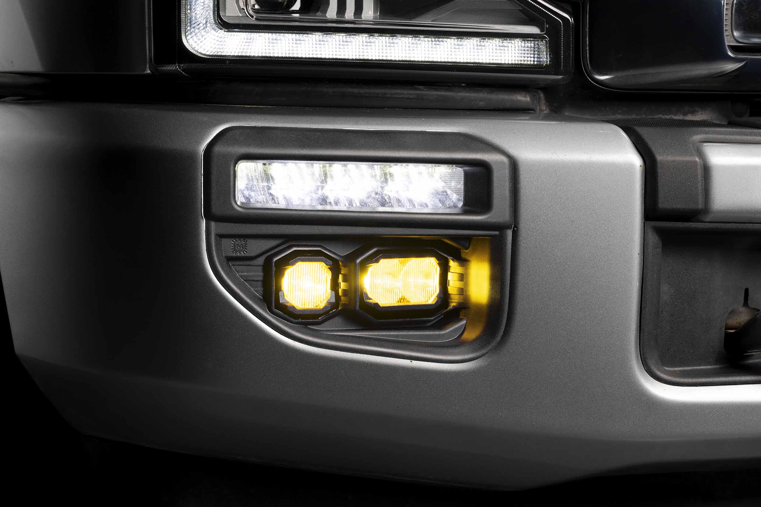 Morimoto 2020-2022 Ford F-250 F-350 F-450 Super Duty OE LED Set Banger Brackets LED Fog Lights BAF256