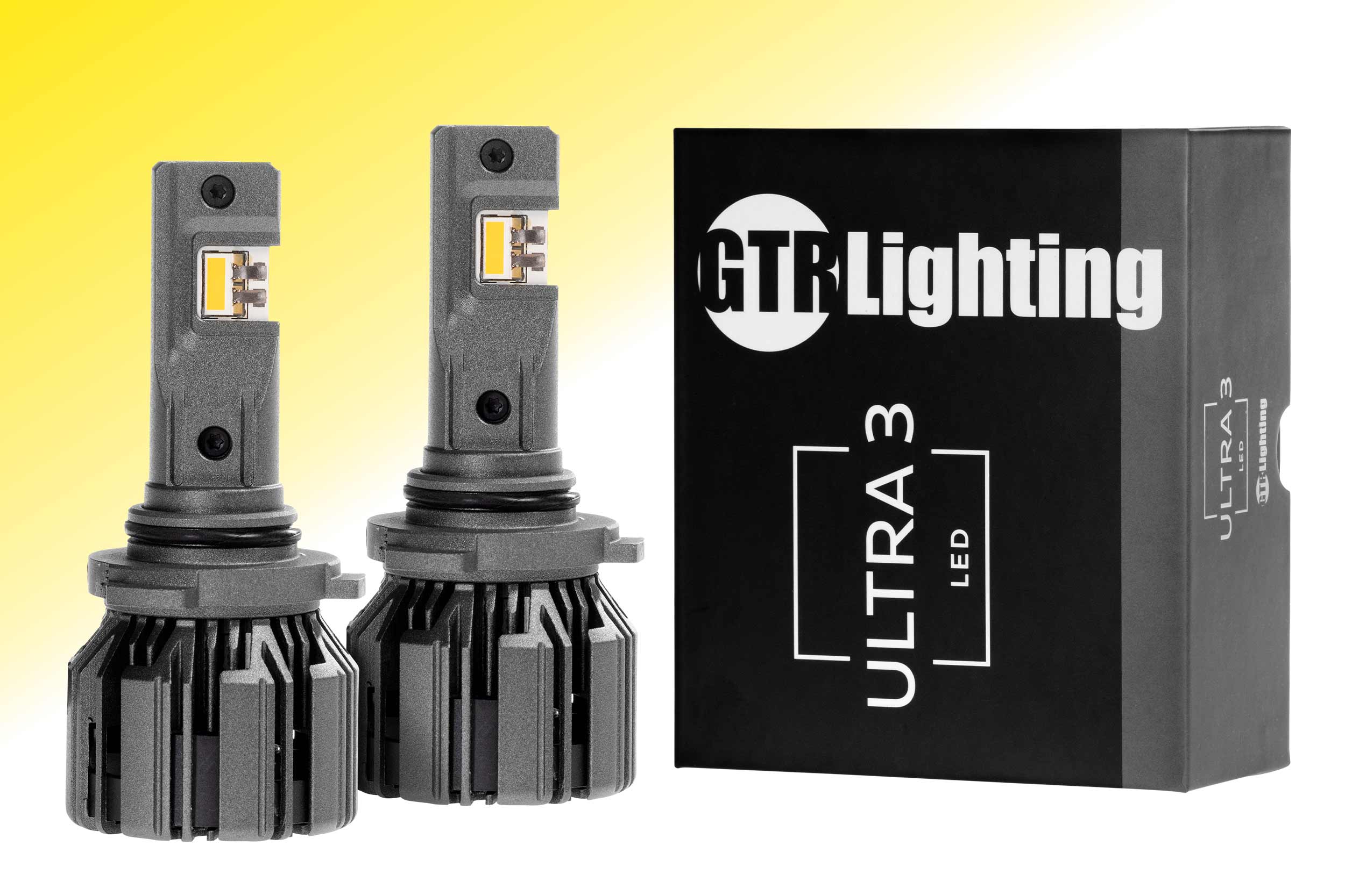 Morimoto 9005/9145/H10 GTR Lighting Ultra 3 Yellow LED Bulbs Pair GTR.LED804