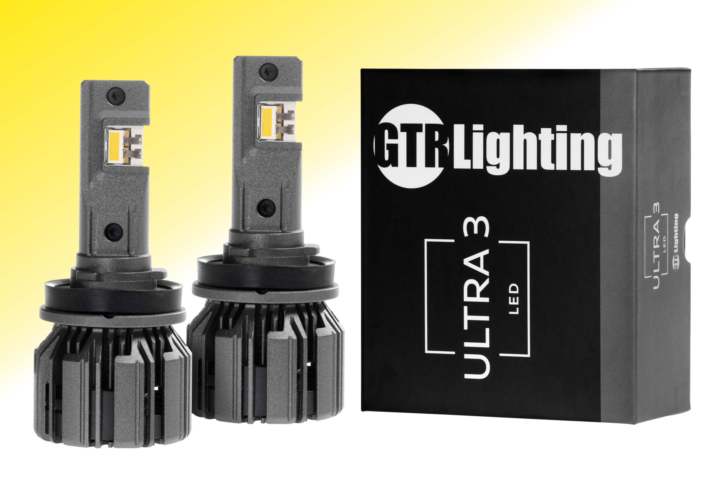 Morimoto H11/H9/H8 GTR Lighting Ultra 3 Yellow LED Bulbs Pair GTR.LED802
