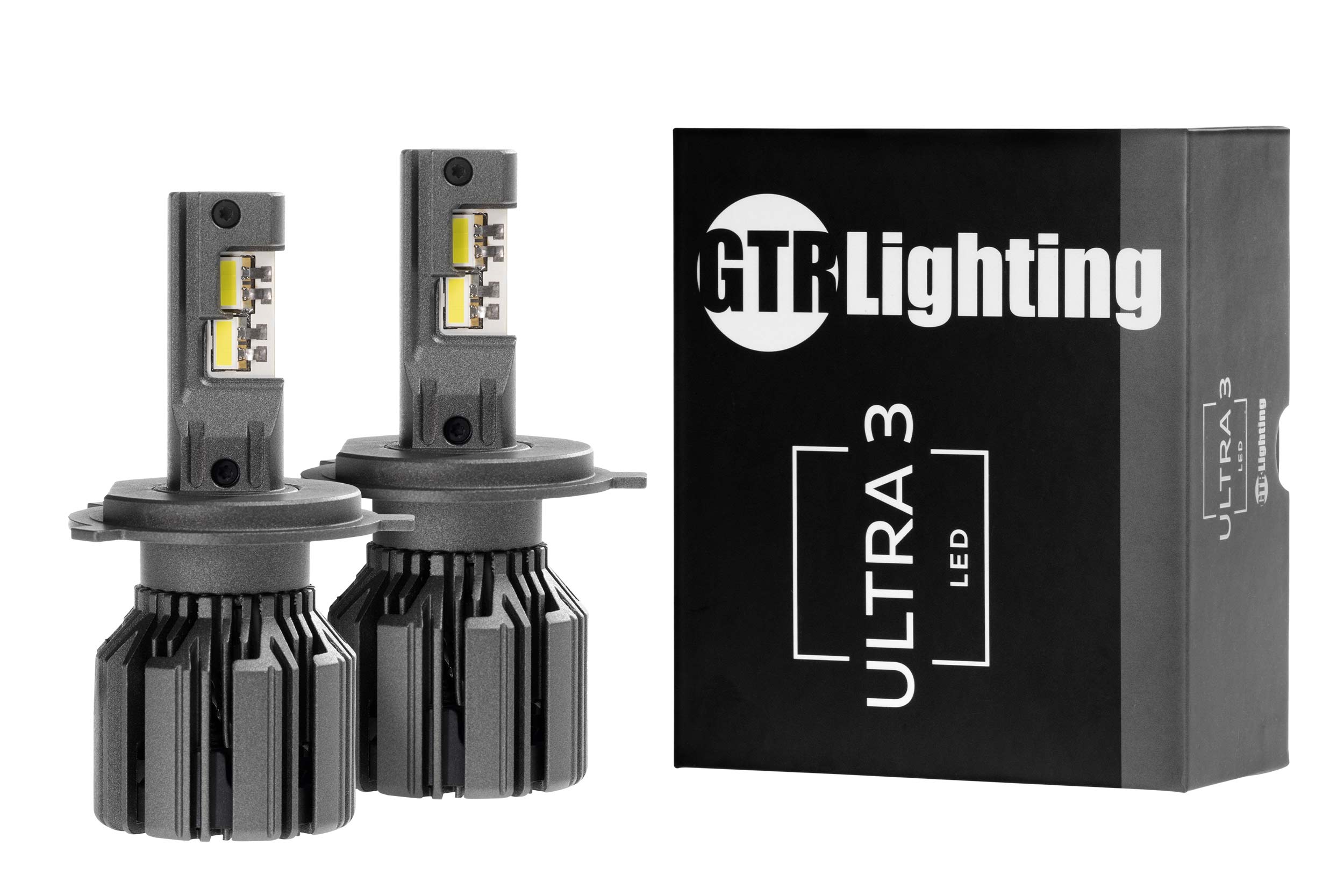 Morimoto H4/9003 GTR Lighting Ultra 3 LED Bulbs Hi/Lo Pair GTR.LED810