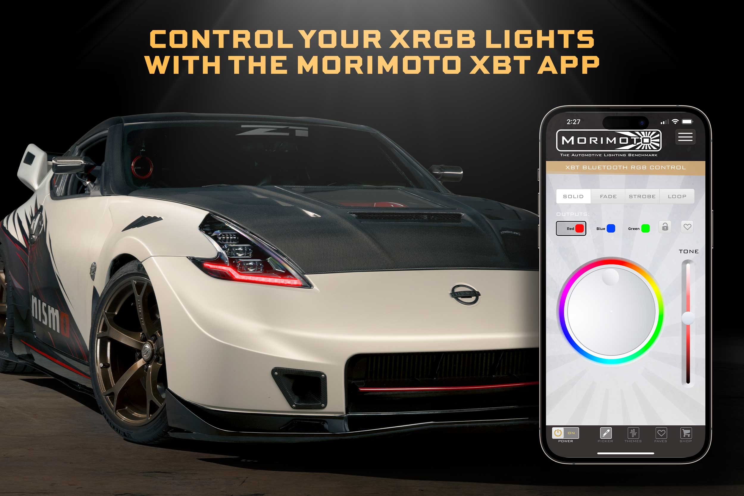 Morimoto 2009-2021 Nissan 370Z XRGB Evo Headlights Set LF2-474R