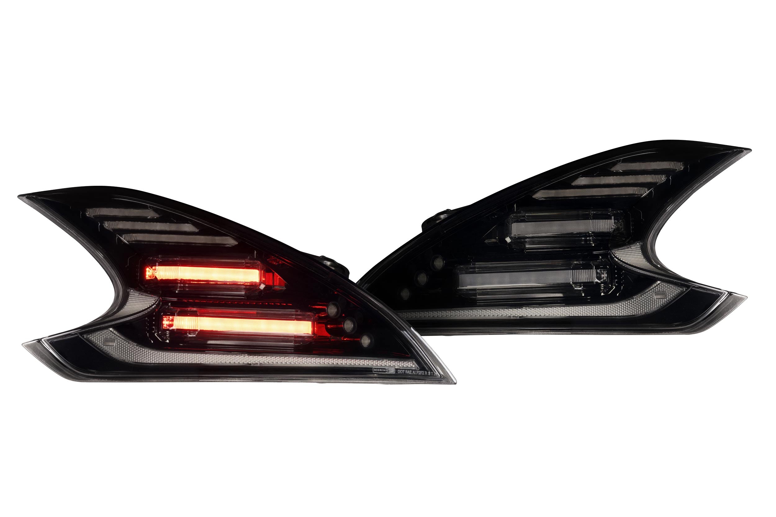 Morimoto 2009-2021 Nissan 370Z XB LED Tail Lights Gen II  Smoked Set LF417