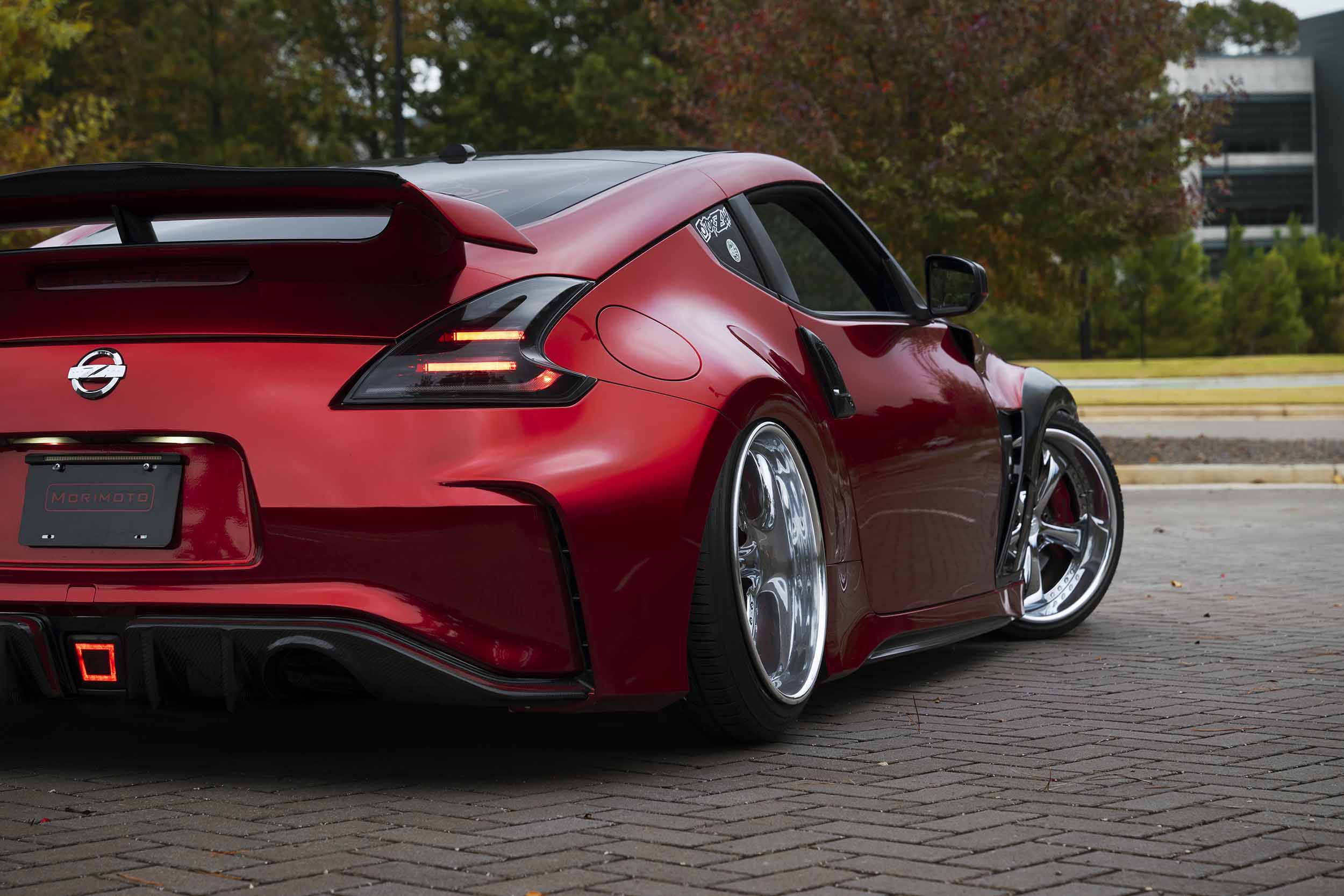 Morimoto 2009-2021 Nissan 370Z XB LED Tail Lights Gen II  Smoked Set LF417