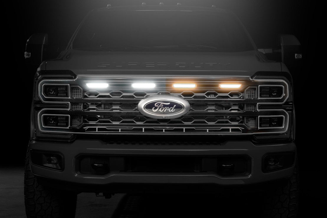 Morimoto 2023-2026 Ford F-250 F-350 F-450 Super Duty XBG Black LED DRL Grille XBG38