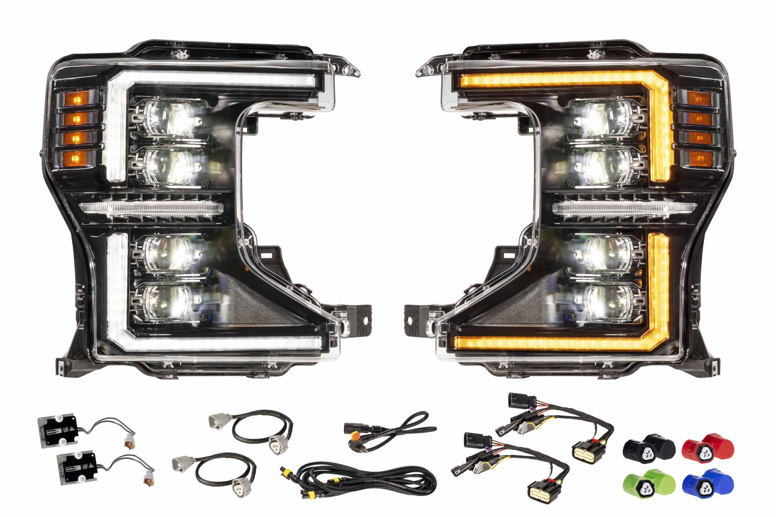 Morimoto 2020-2022 Ford F-250 F-350 F-450 Super Duty XB Evo Headlights Set Headlights LF2-508