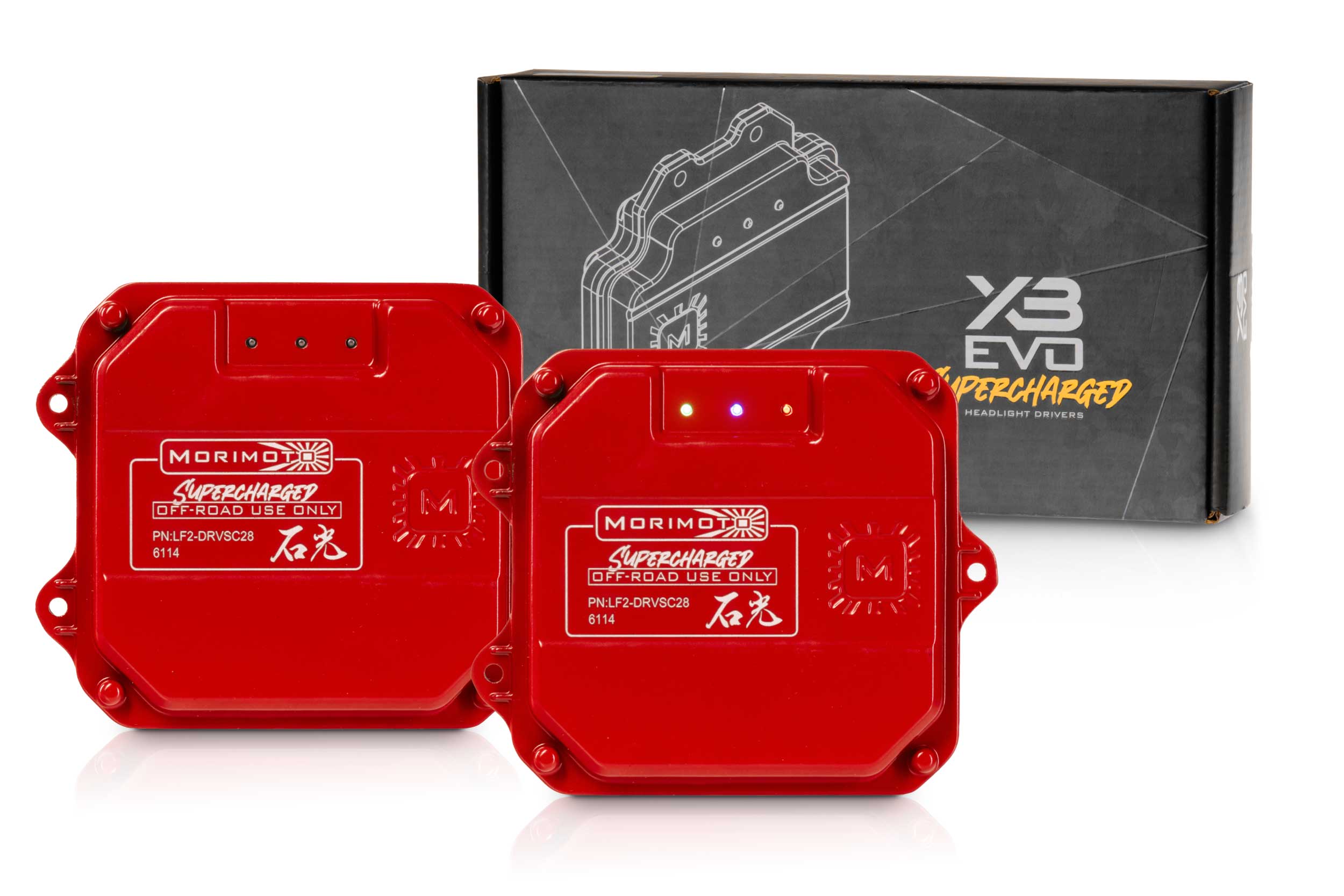 Morimoto 2020-2022 Ford F-250 F-350 F-450 Super Duty XB Evo Supercharged Drivers Set Supercharged Drivers LF2-DRVSC28