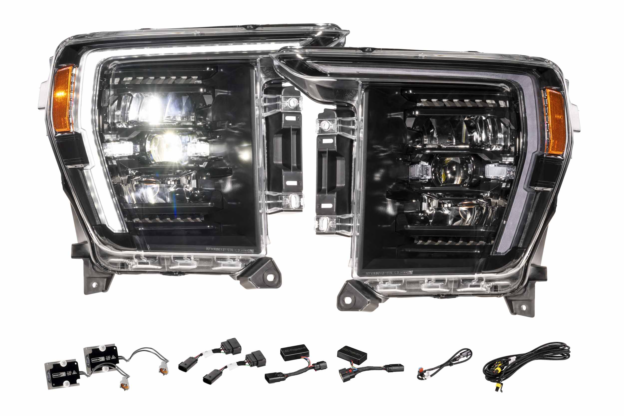 Morimoto 2021-2023 Ford F-150 Ford Raptor XB Evo Hybrid Headlights Set LF2-498Y