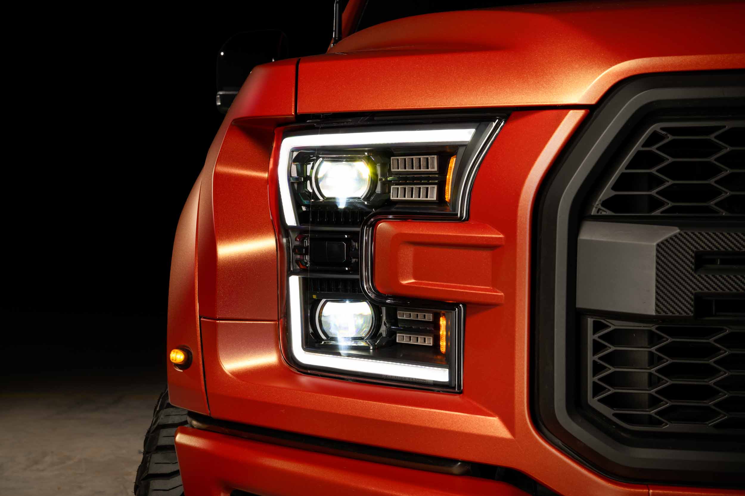 Morimoto 2015-2017 Ford F-150 2017-2020 Ford Raptor XB Evo Hybrid LED Headlights Set LF2-502Y
