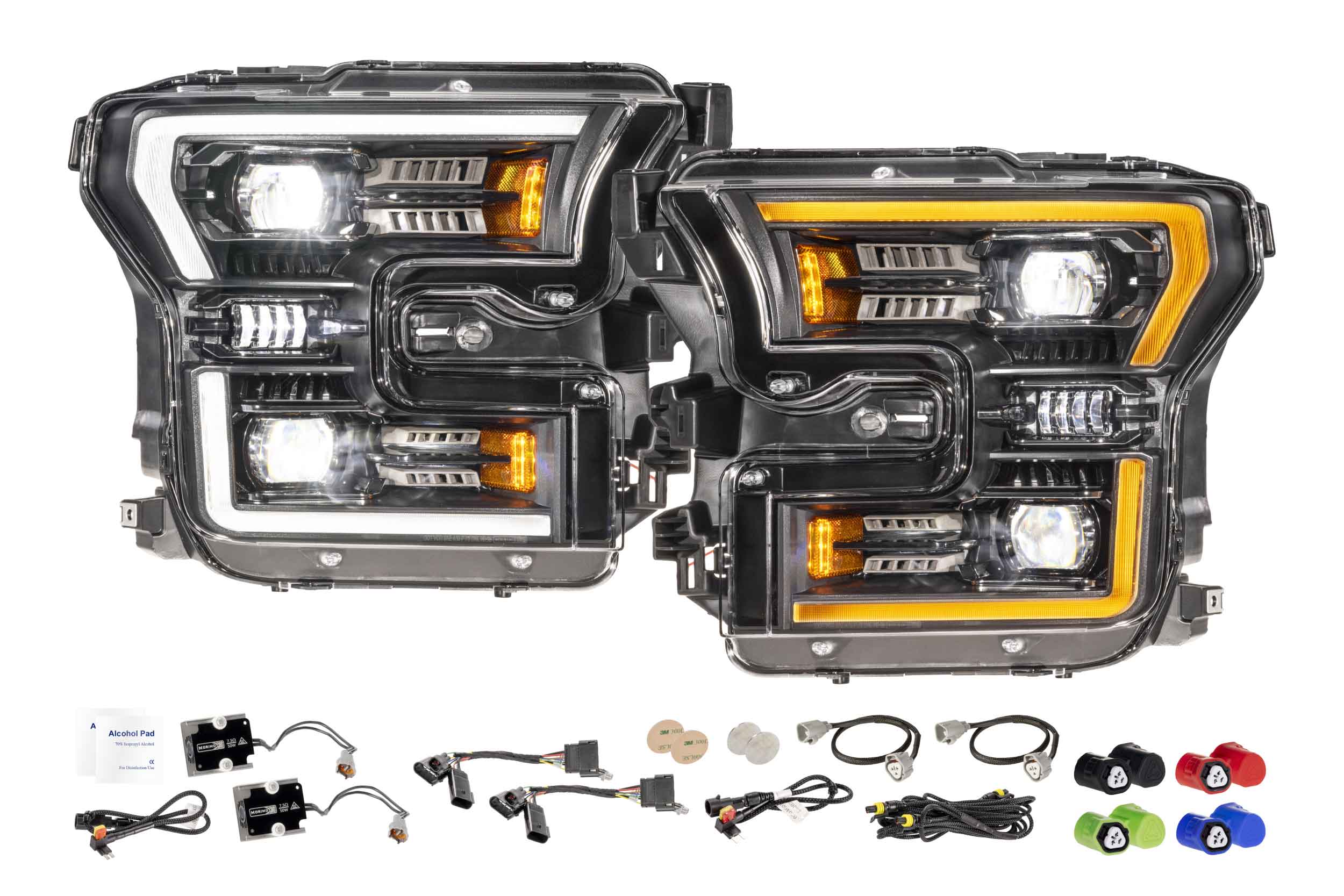 Morimoto 2015-2017 Ford F-150 2017-2020 Ford Raptor XB Evo LED Headlights Set LF2-502