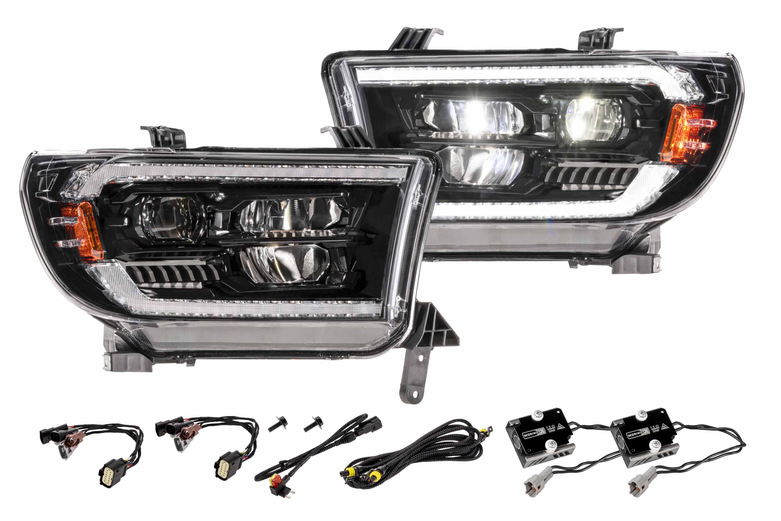 Morimoto 2007-2013 Toyota Tundra 2008-2017 Sequoia XB Evo Hybrid LED Headlights Set LF2-533Y