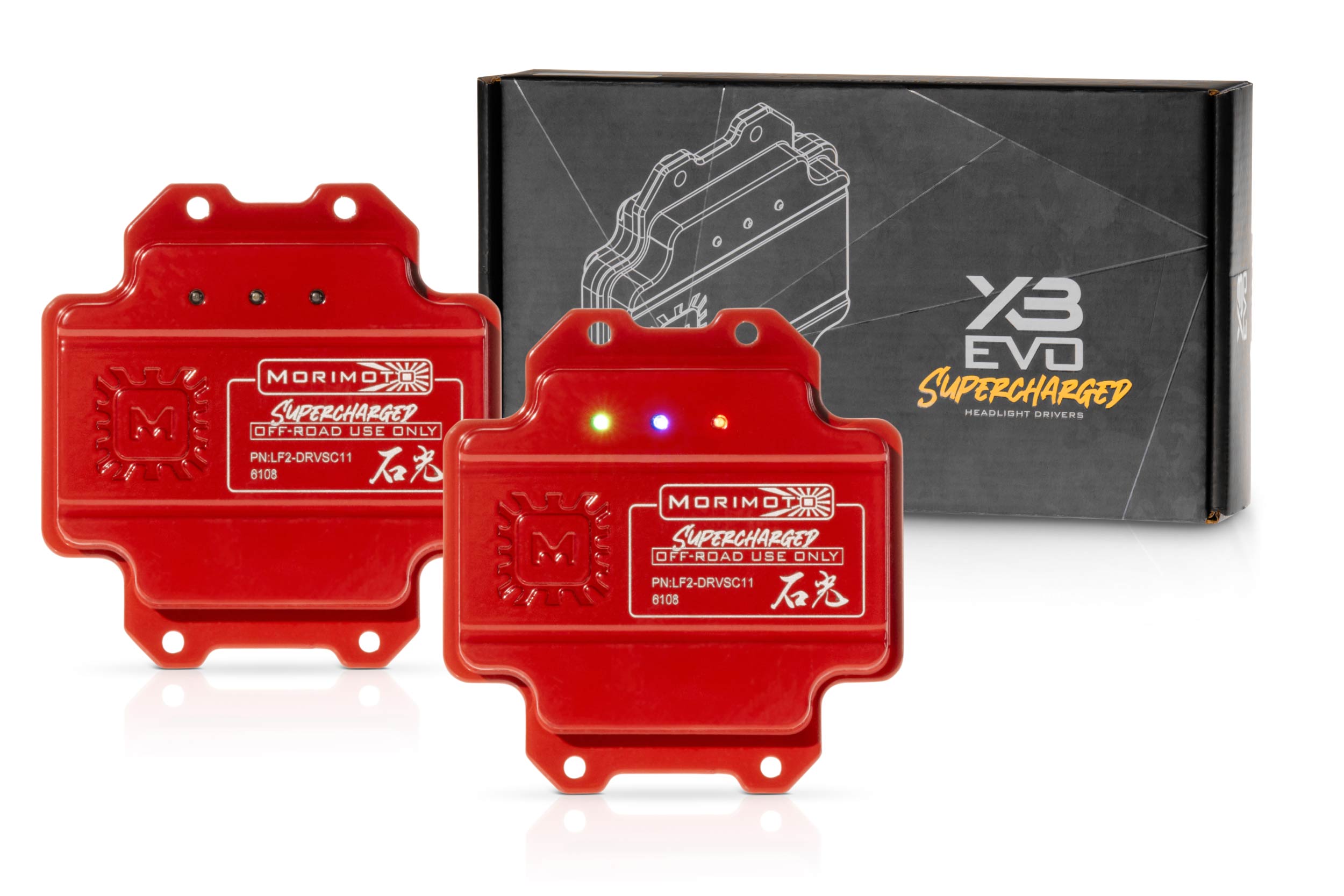 Morimoto 2007-2013 Toyota Tundra 2008-2017 Sequoia XB Evo Supercharged Drivers Set LF2-DRVSC11