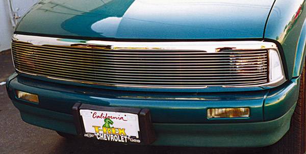 T-Rex 1995-1997 Chevrolet S-10 Blazer Billet Phantom Grille Polished Aluminum 1Pc Insert 20250