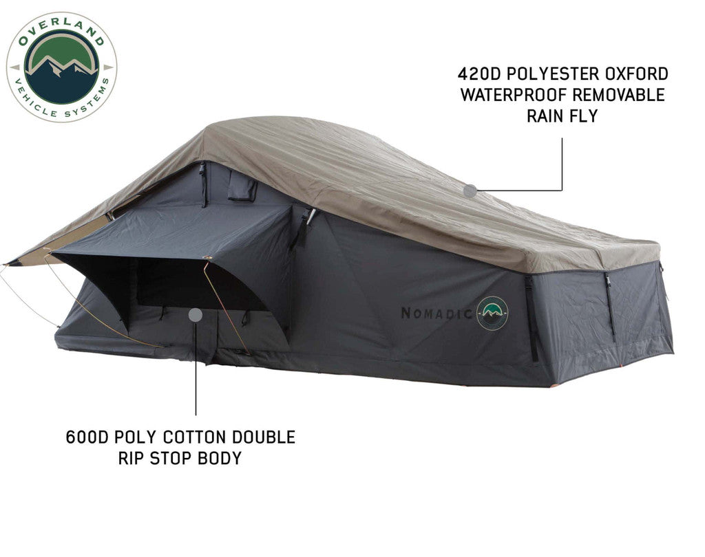 OVS Nomadic 3 Extended Roof Top Tent Dark Gray 18139936
