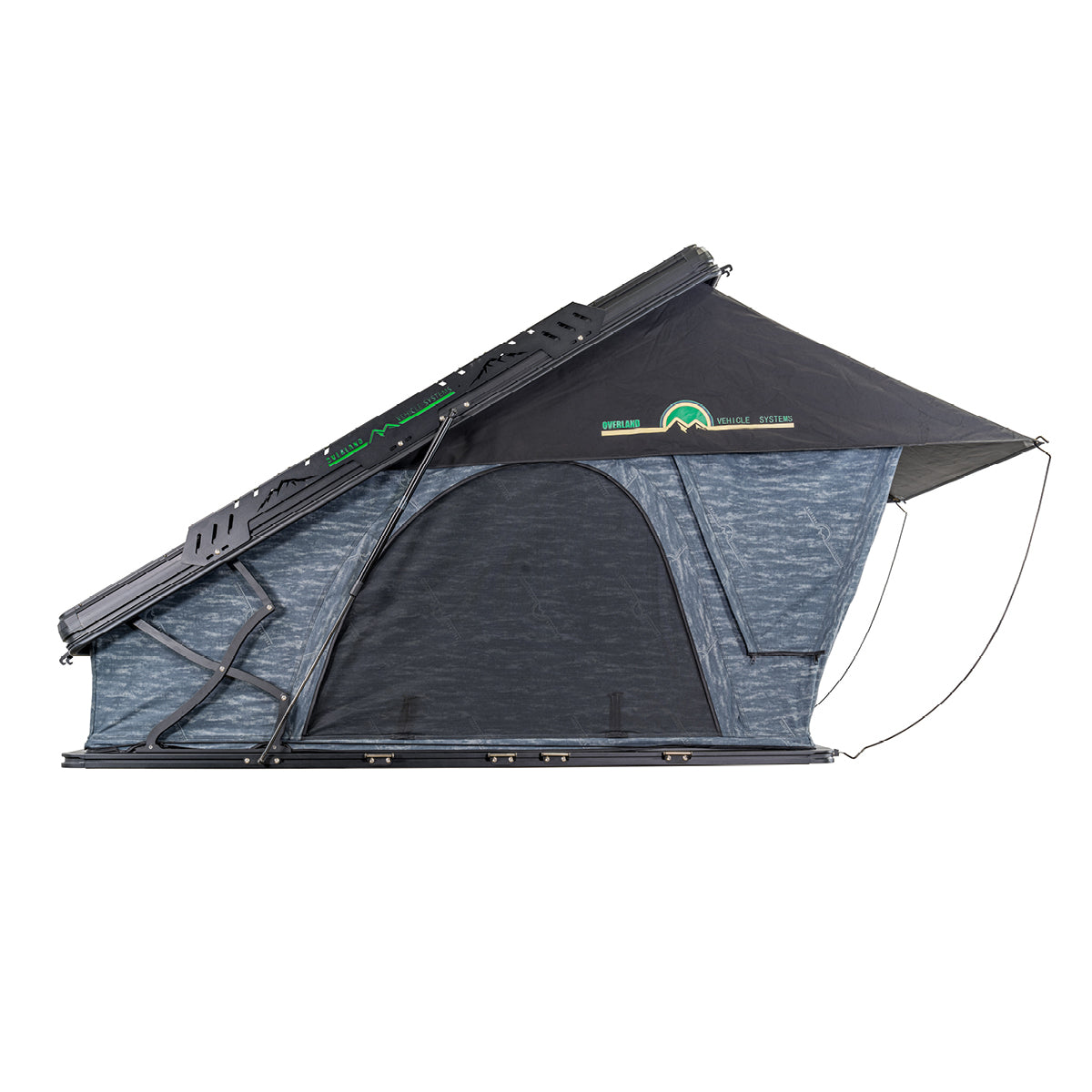 OVS XD Lohtse Clamshell Aluminum Roof Top Tent 2 Person Grey Body & Black Rainfly 18589902
