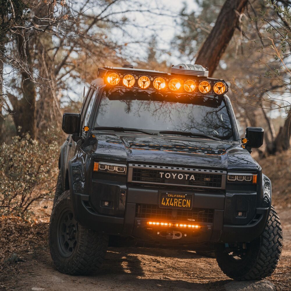 KC Hilites 2024-2026 Toyota Land Cruiser Platform One Roof Rack with 360° Lighting AK-92301A