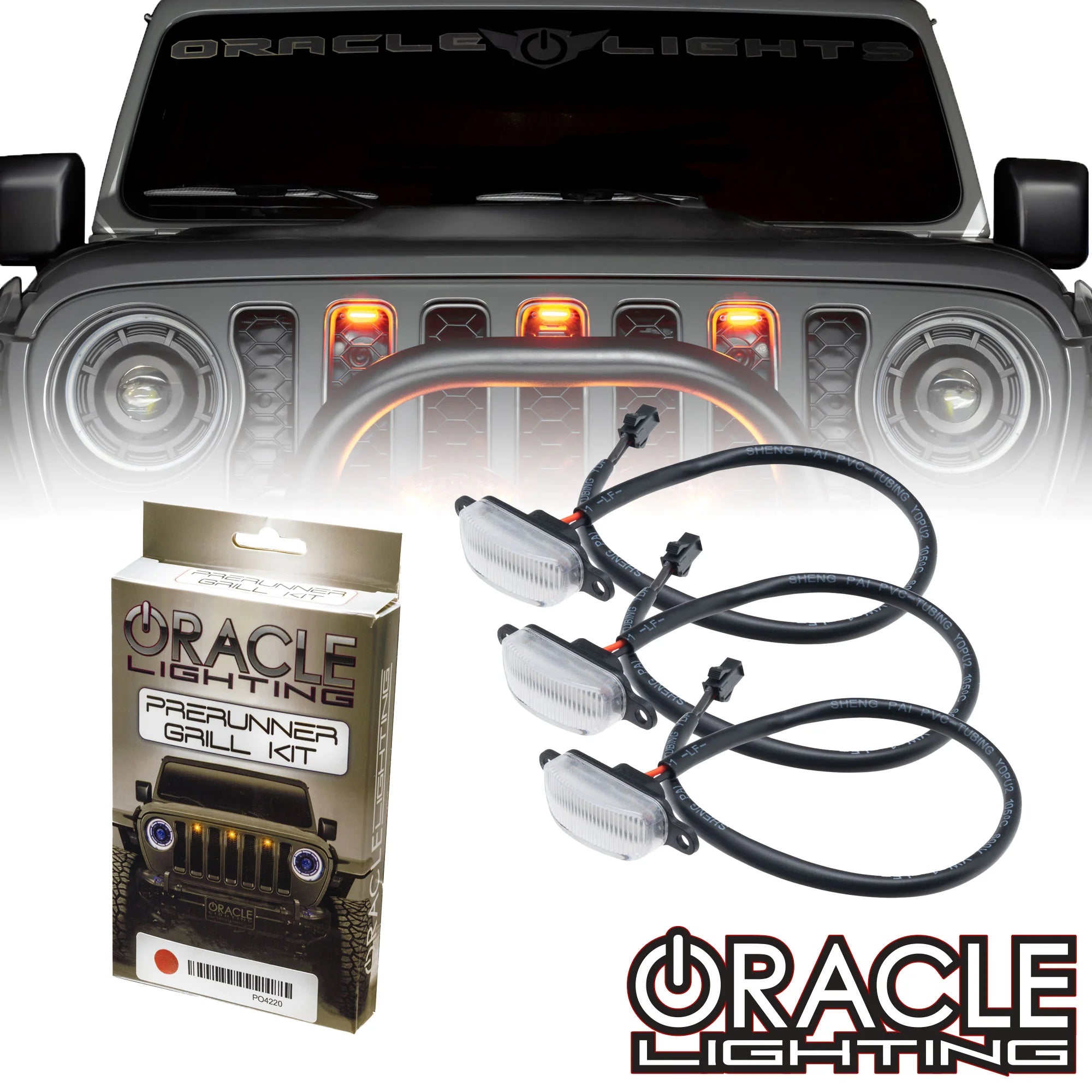 Oracle Lighting Universal Pre-Runner Style LED Grill Light Kit New Style Clear Lens 5889-005-C