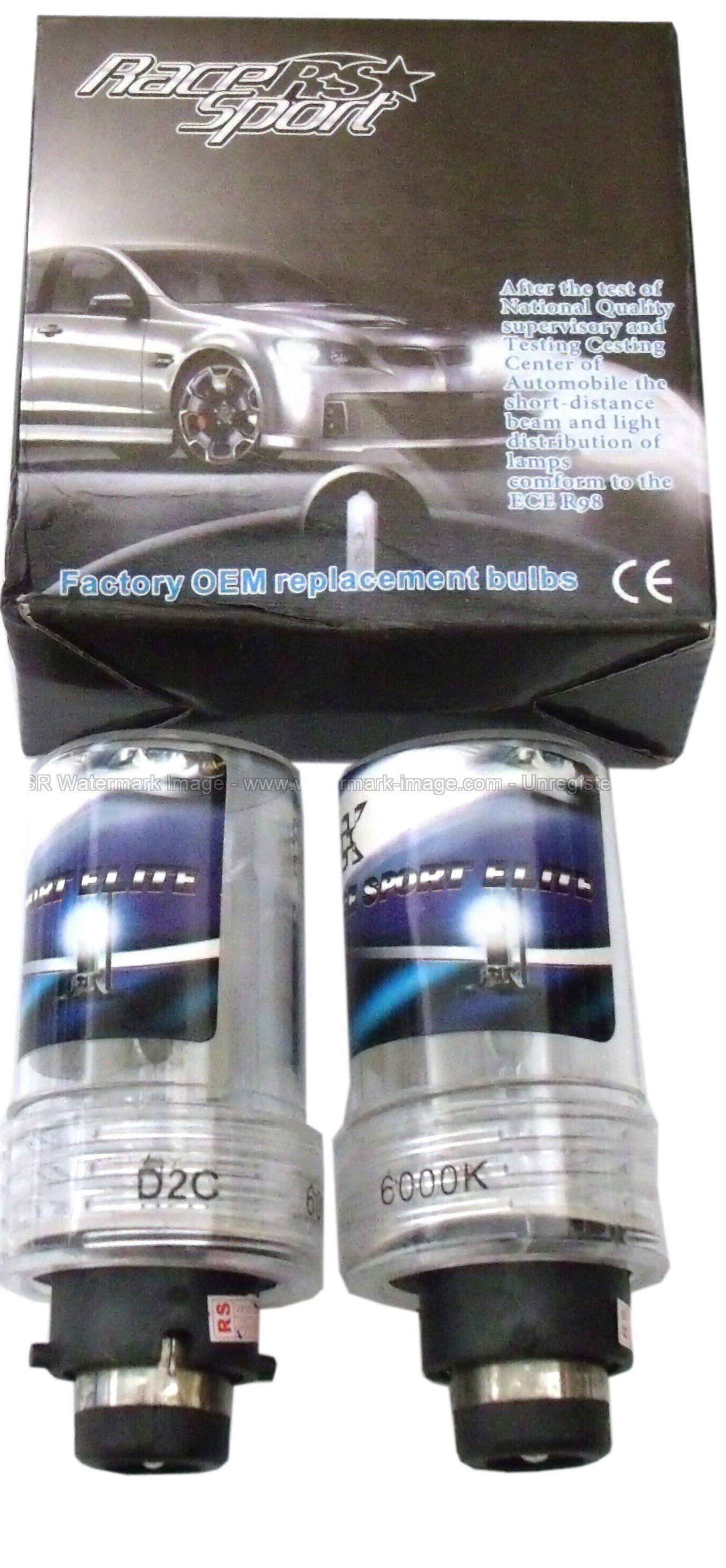 Race Sport D2 6K OEM Factory HID Replacement Bulbs D2-6K-SB-RB