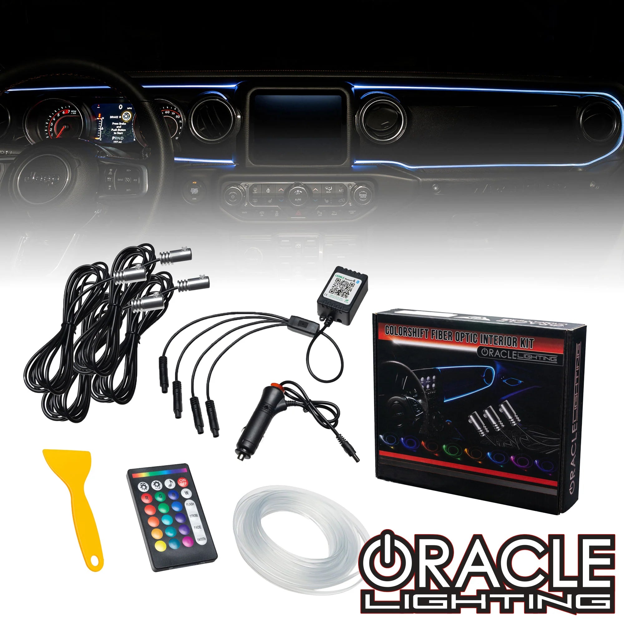 Oracle Lighting ColorSHIFT Fiber Optic LED Interior Kit 4236-333