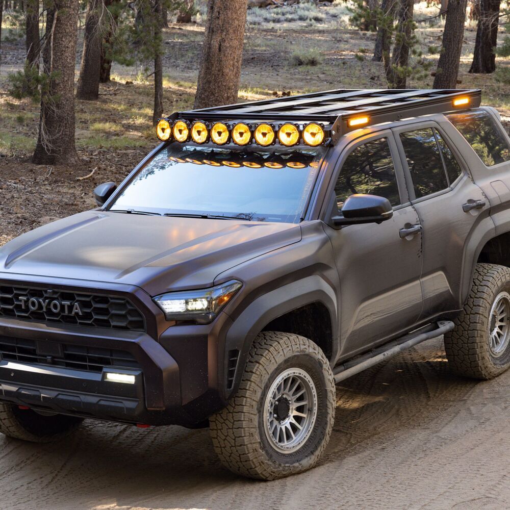 KC Hilites 2025-2026 Toyota 4Runner Platform One Roof Rack with 360° Lighting AK-92308