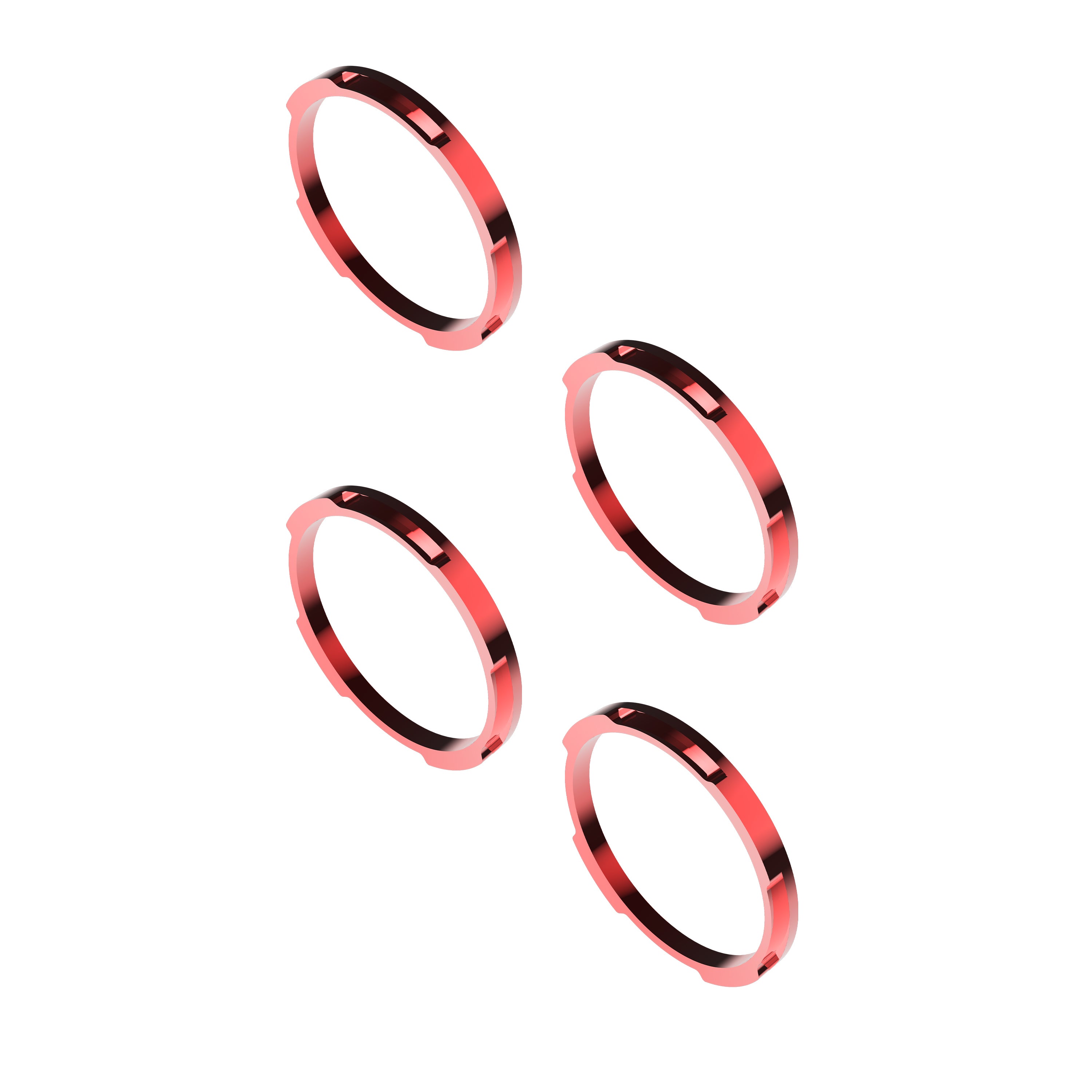 KC HiLite Flex Era LED Light Bar 10" Red Bezel Kit 30579