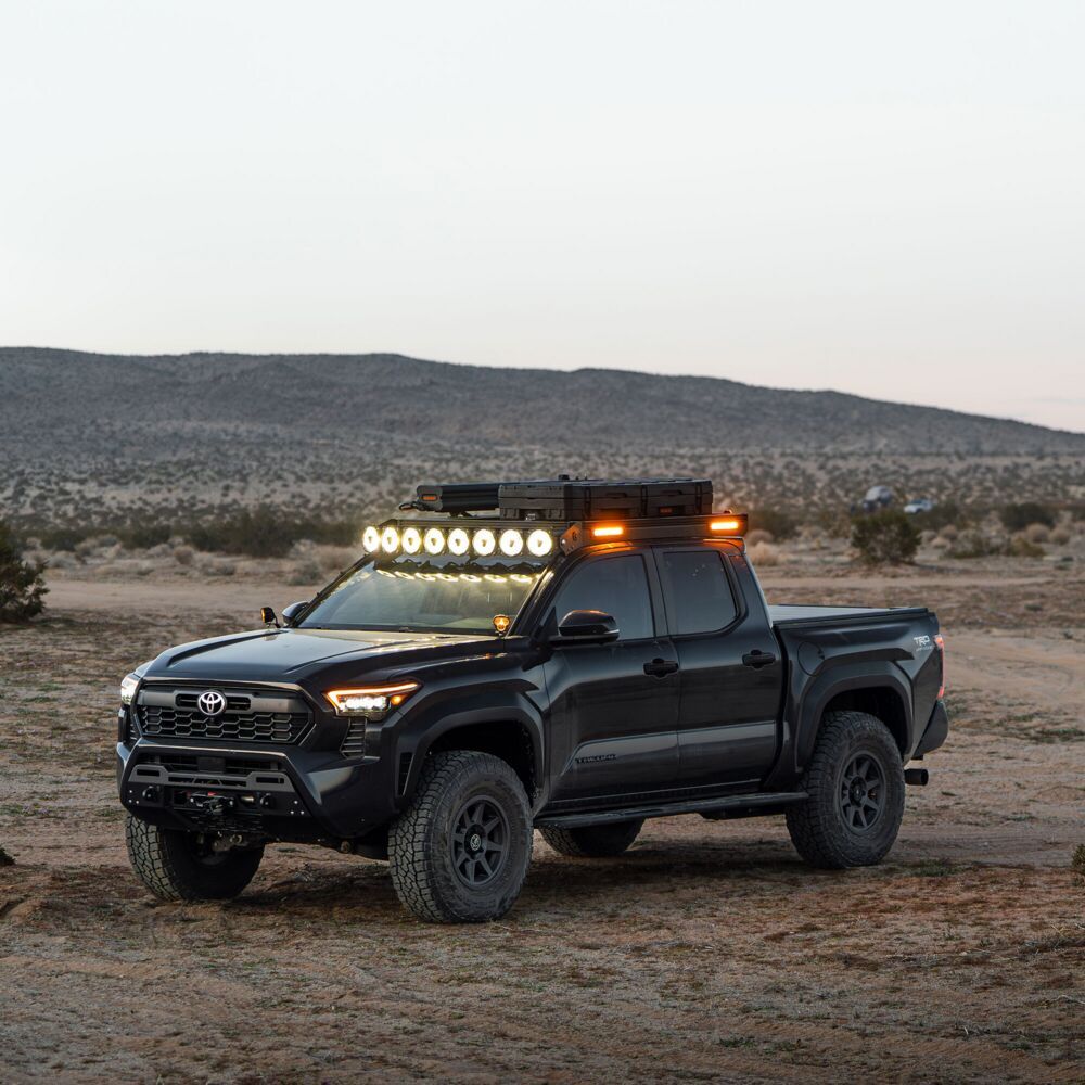 KC Hilites 2024-2026 Toyota Tacoma Platform One Roof Rack with 360° Lighting AK-92304