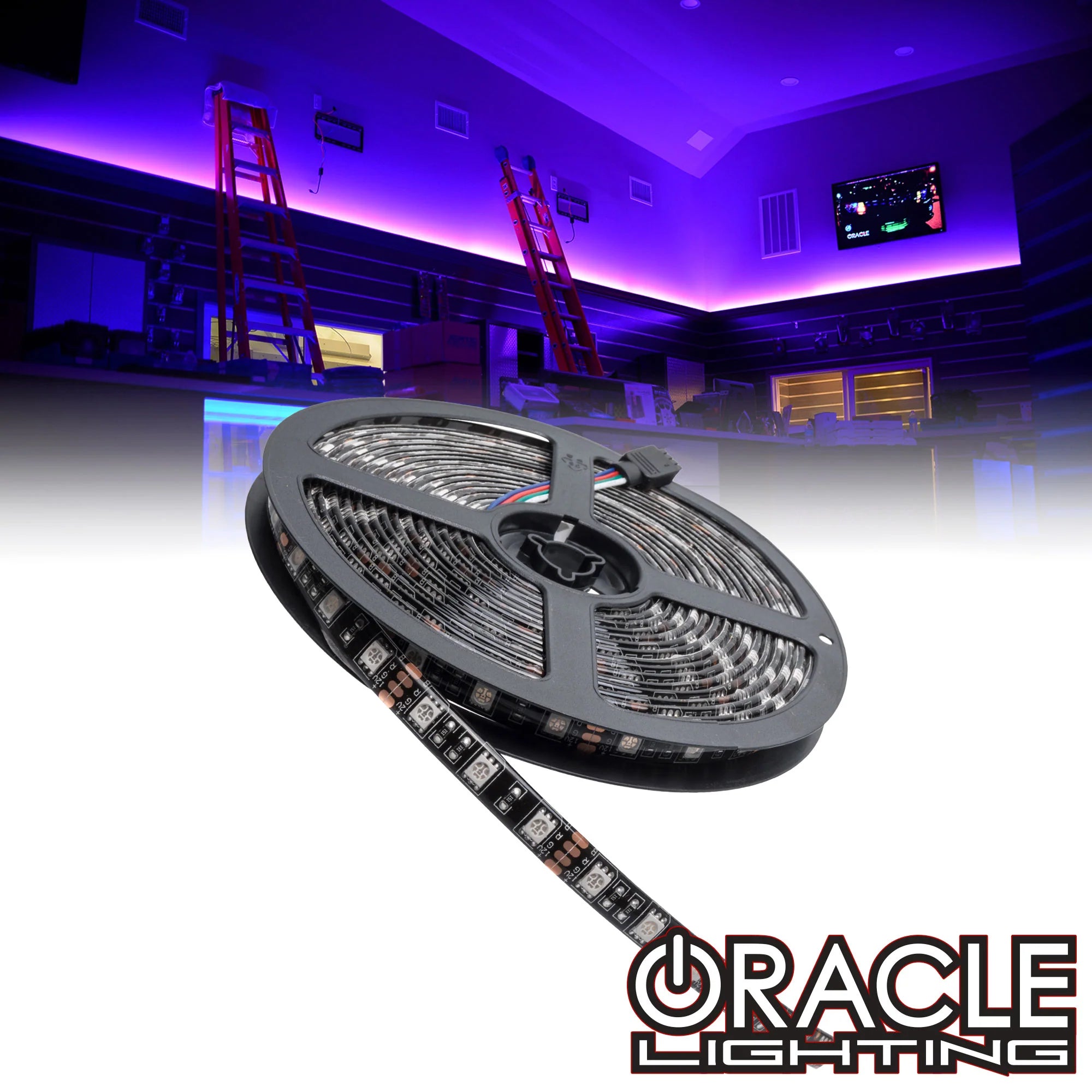 Oracle Lighting Exterior Black Flex LED 12'' Strip White 3804-001