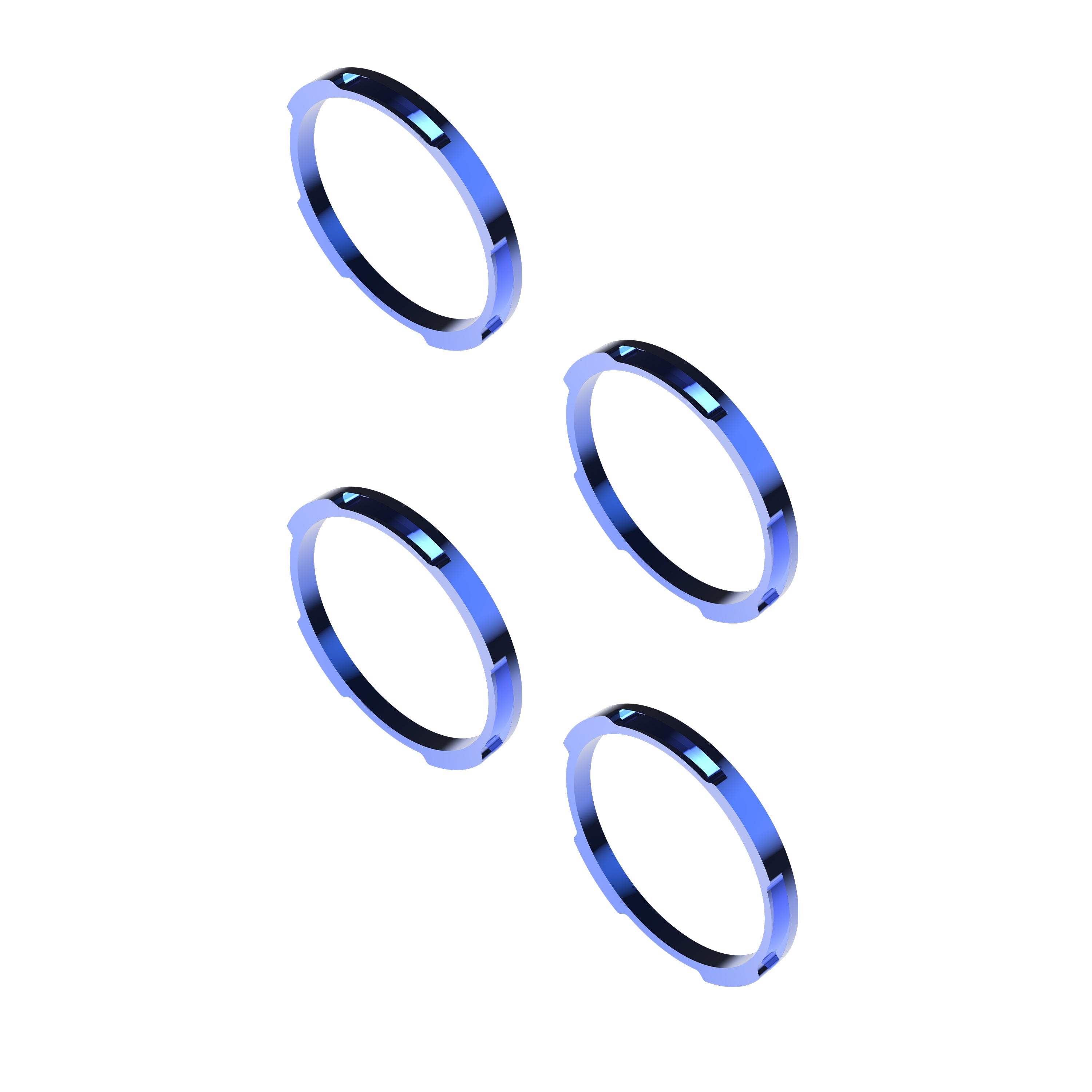 KC HiLite Flex Era LED Light Bar 10" Blue Bezel Kit 30580