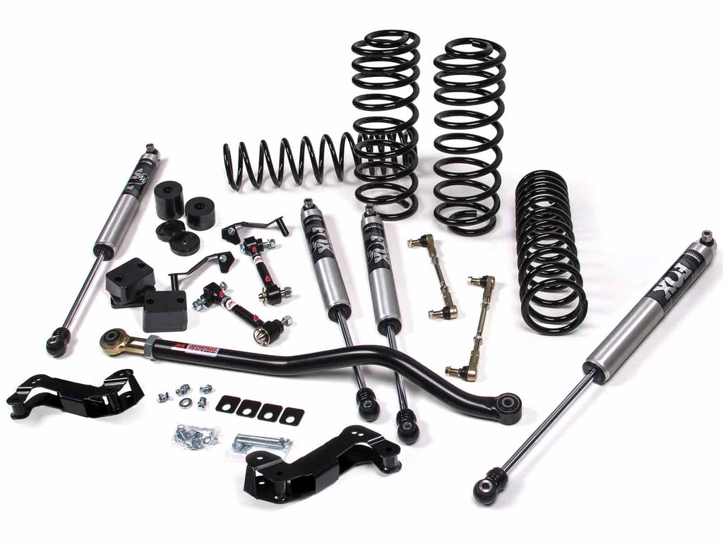 JKS 2018-2022 Jeep Wrangler JL 2dr J-Kontrol 3" Lift Kit With Fox 2.0 Performance Series Shocks Standard Rate Coils JSPEC134KFP