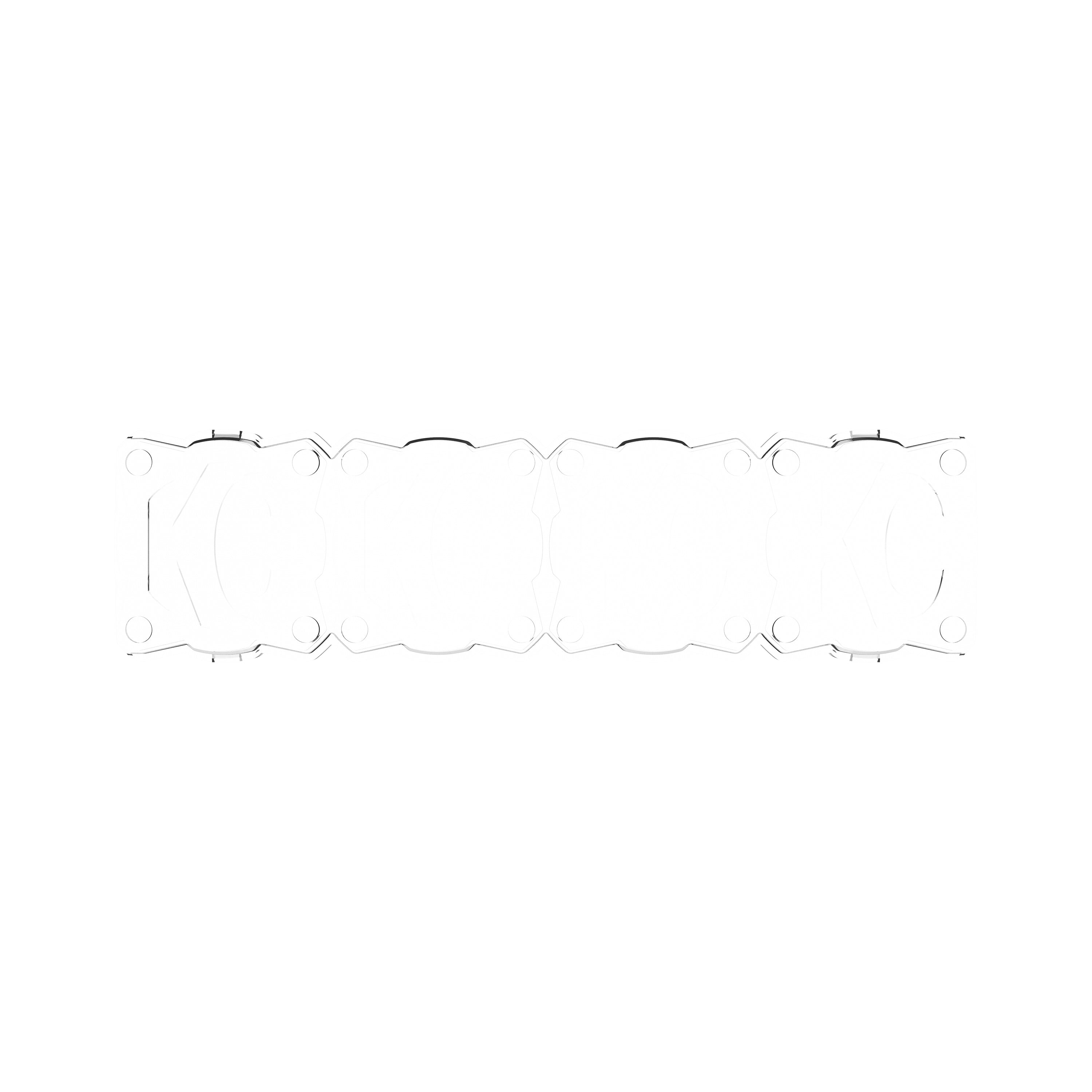 KC Hilites Flex Era LED Light Bar 10" Clear Light Shield 5332