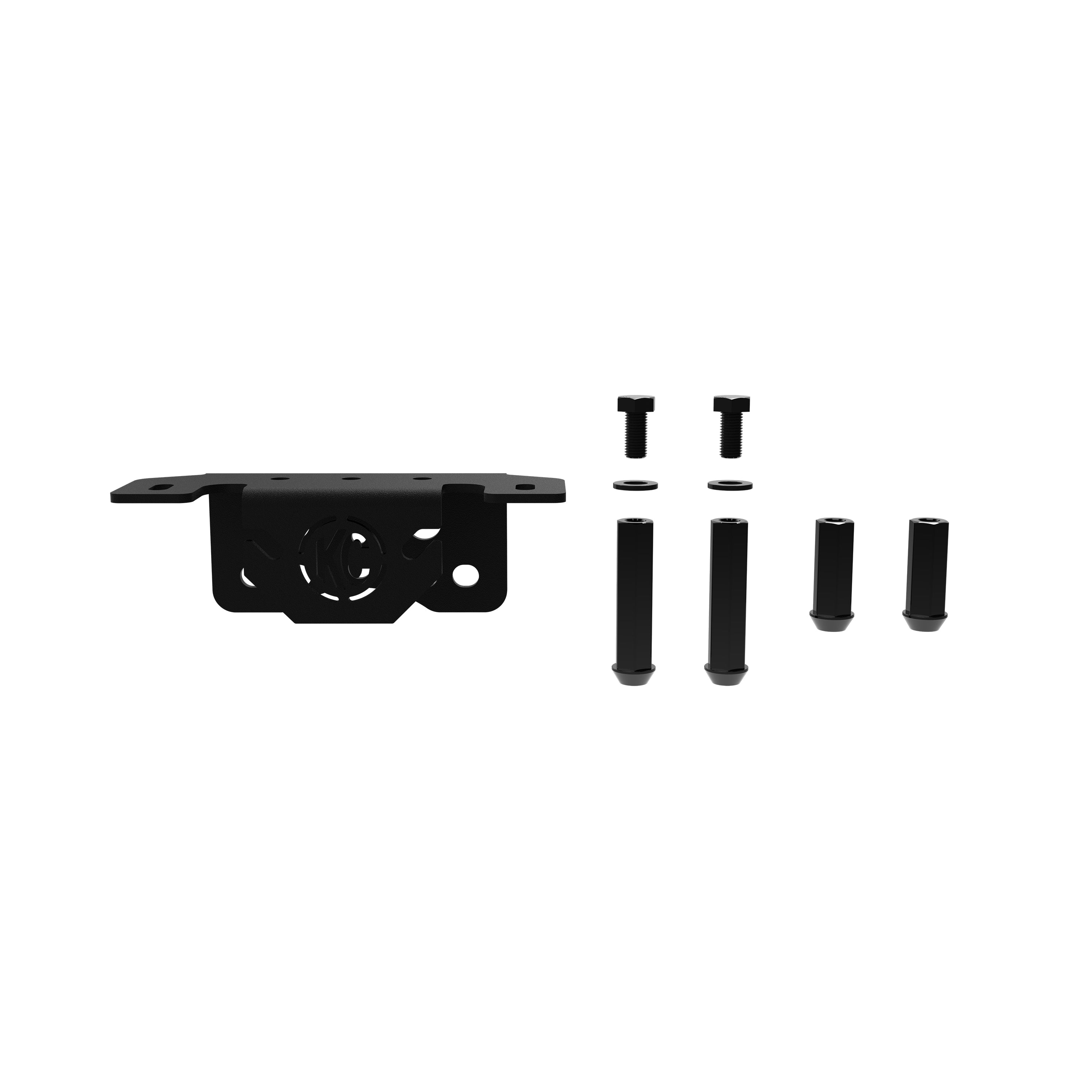 KC Hilites 2018-2024 Jeep Wrangler JL GEN4 2021-2024 Ford Bronco Raptor GEN6 M14x1.5 Lug Nuts Light Mount Spare Tire Carrier 7478