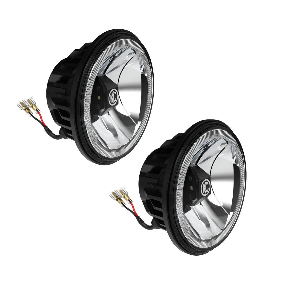 KC Hilites 6" Gravity LED G6 2 Light 20W Spot Beam 42134