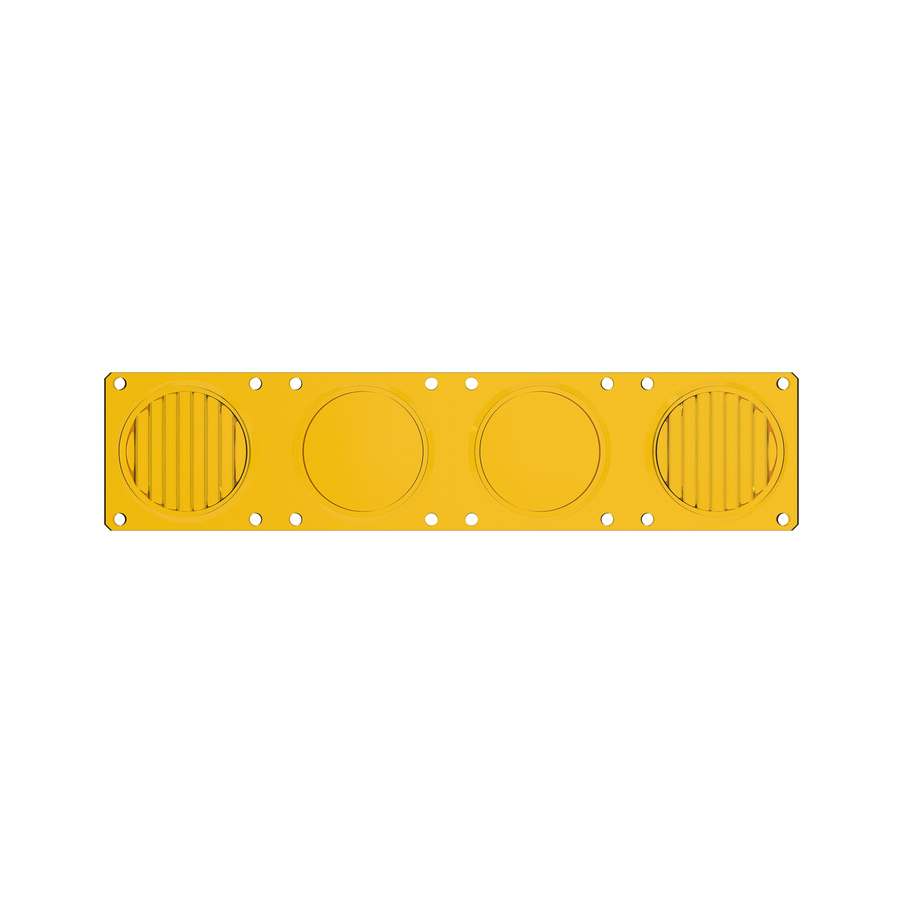 KC Hilites Flex Era LED Light Bar Performance Yellow Combo Beam Lens for Light Bars 4274