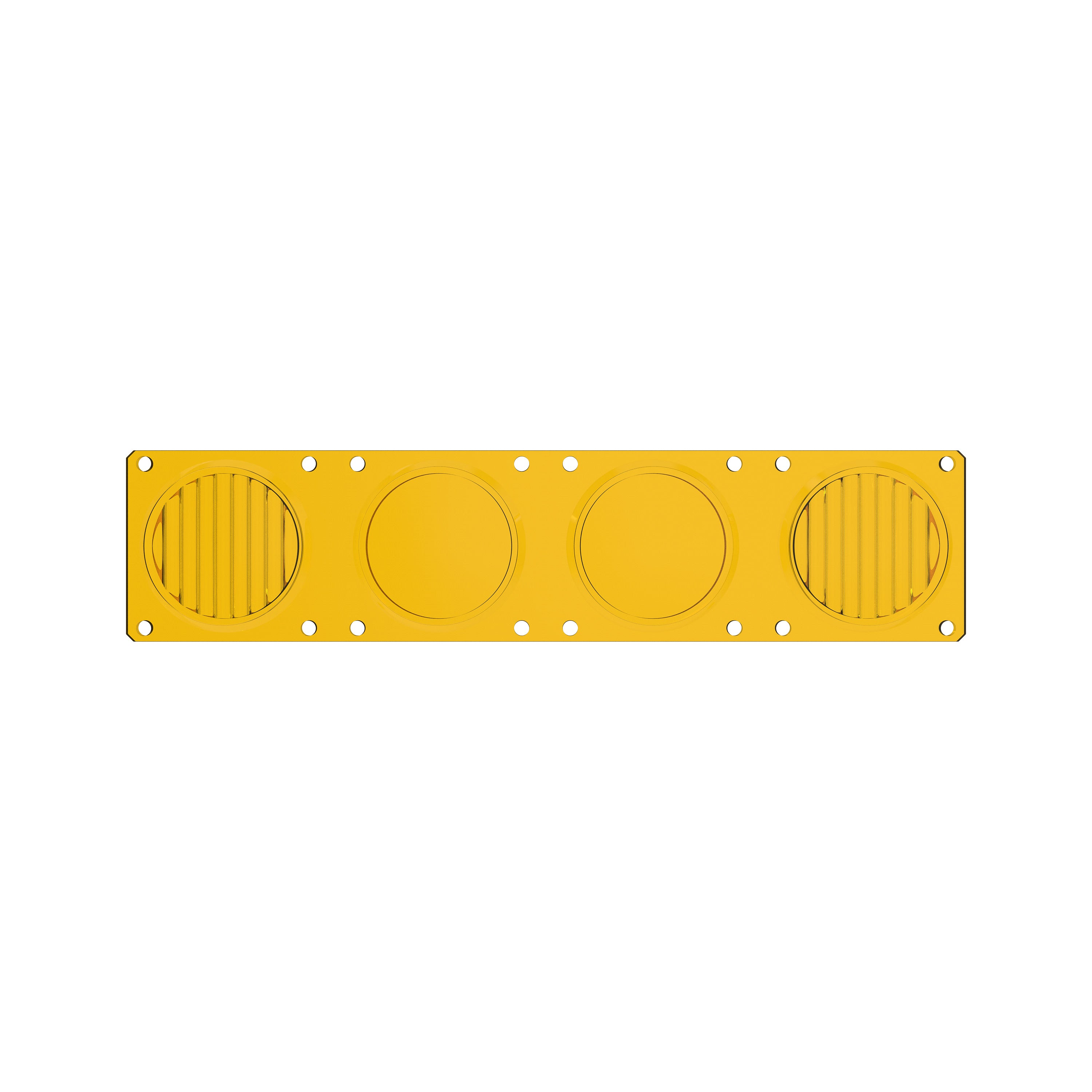 KC HiLites Flex Era LED Light Bar Performance Yellow Combo Beam Lens for Light Bars 4274