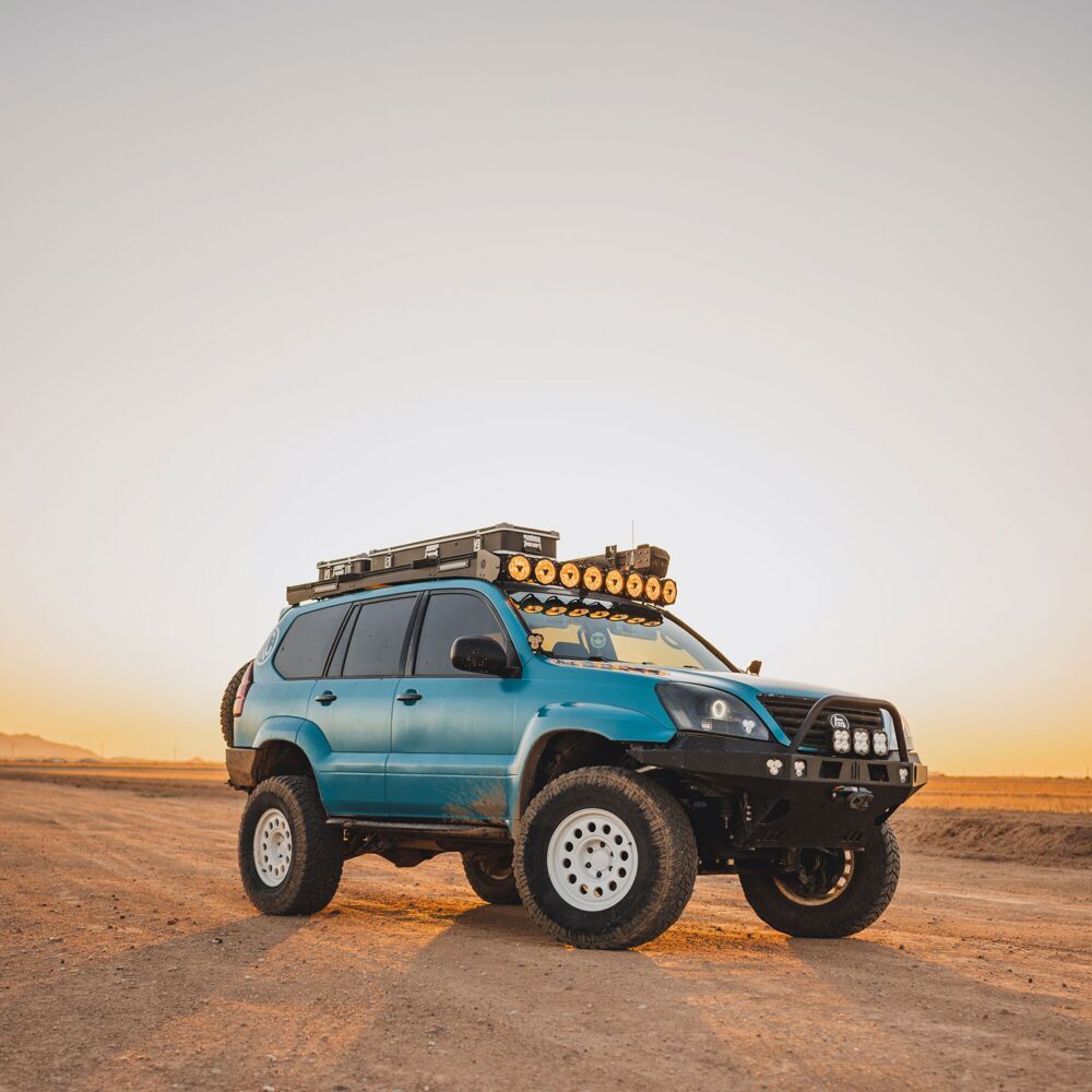 KC Hilites 2003-2009 Lexus GX 470 Platform One Roof Rack with 360° Lighting AK-92307